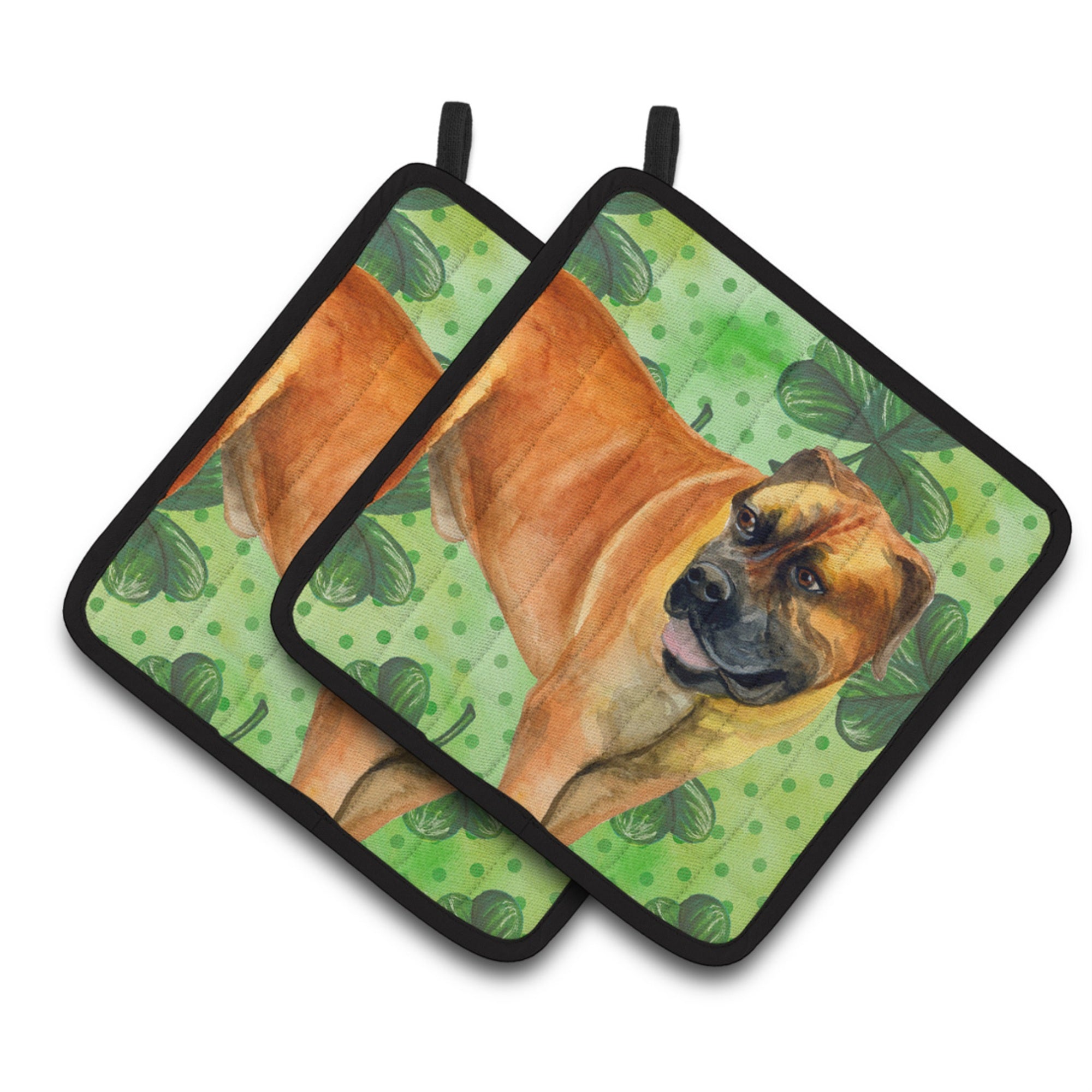 'Caroline'S Treasures Boerboel Mastiff Decorated Pot Holder, 7.5H X 7.5W, St Patrick'S Day''