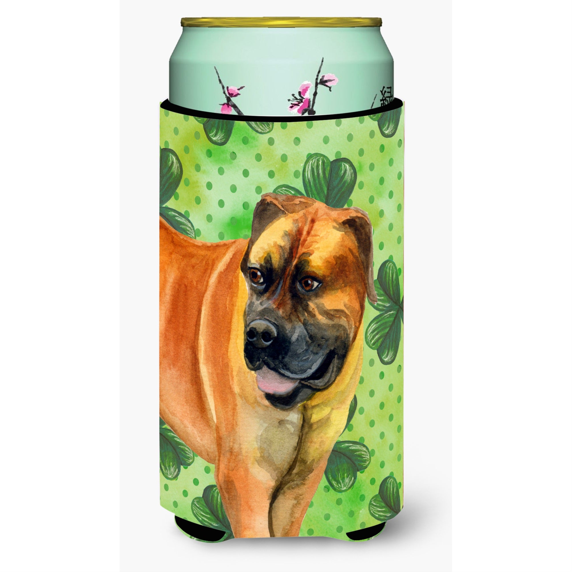 'Caroline'S Treasures Boerboel Mastiff St Patrick'S Decorative Can Hugger, Tall Boy, Multicolor''