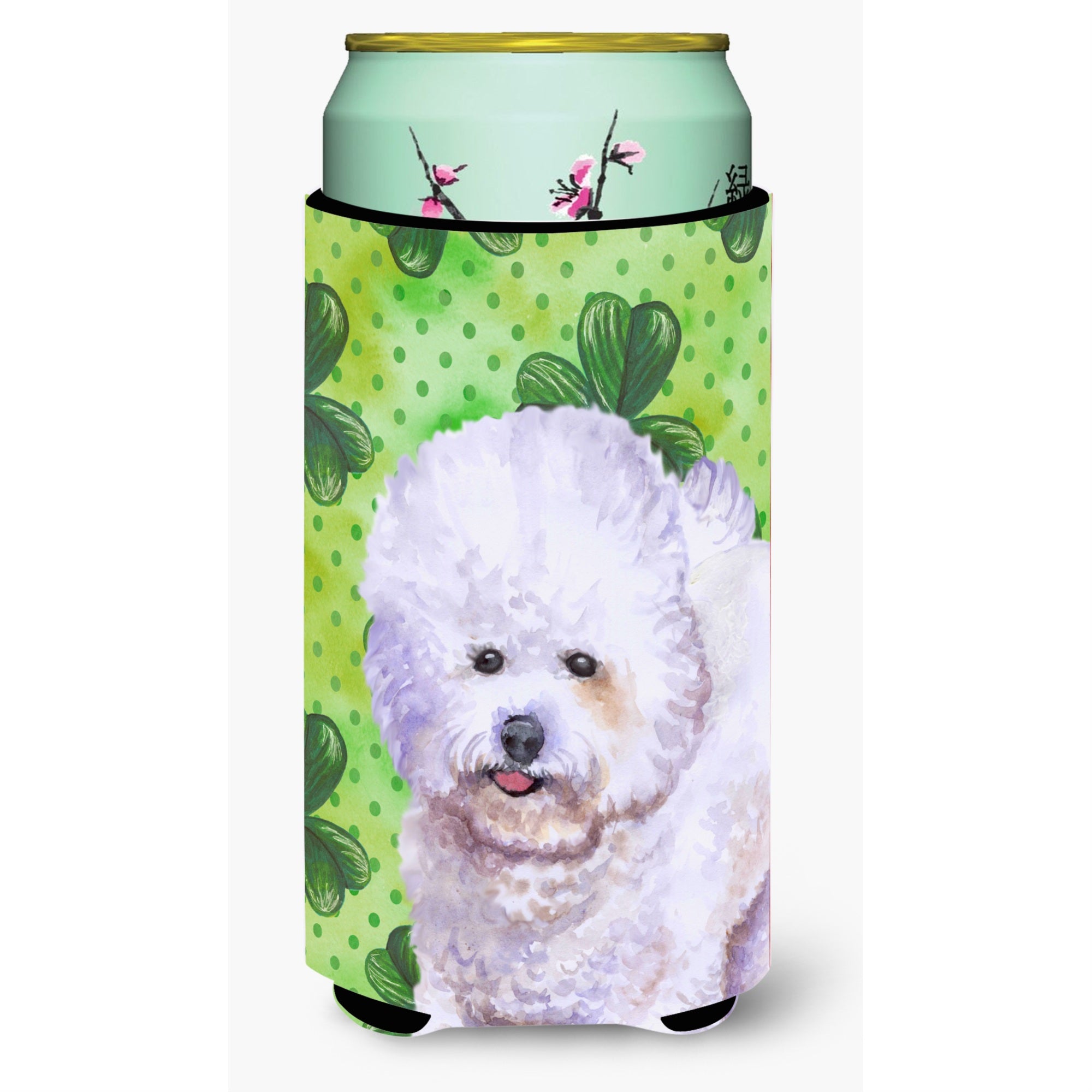 'Caroline'S Treasures Bichon Frise St Patrick'S Decorative Can Hugger, Tall Boy, Multicolor''