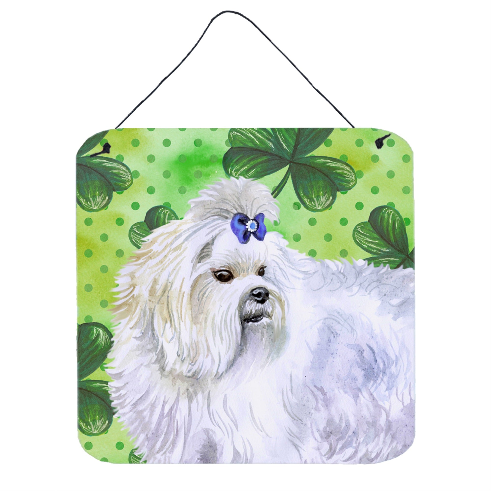 'Caroline'S Treasures Maltese Metal Print, 6H X 6W, St Patrick'S Day''