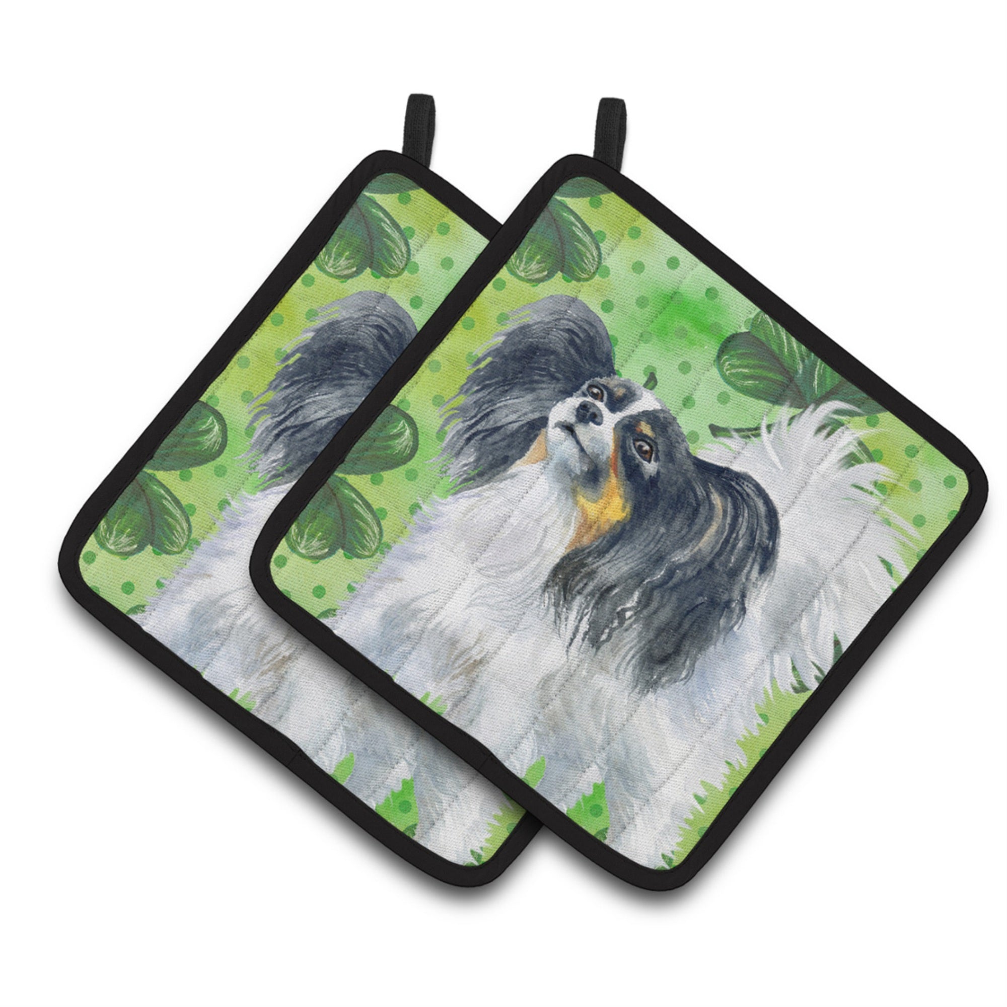 'Caroline'S Treasures Papillon Decorated Pot Holder, 7.5H X 7.5W, St Patrick'S Day''