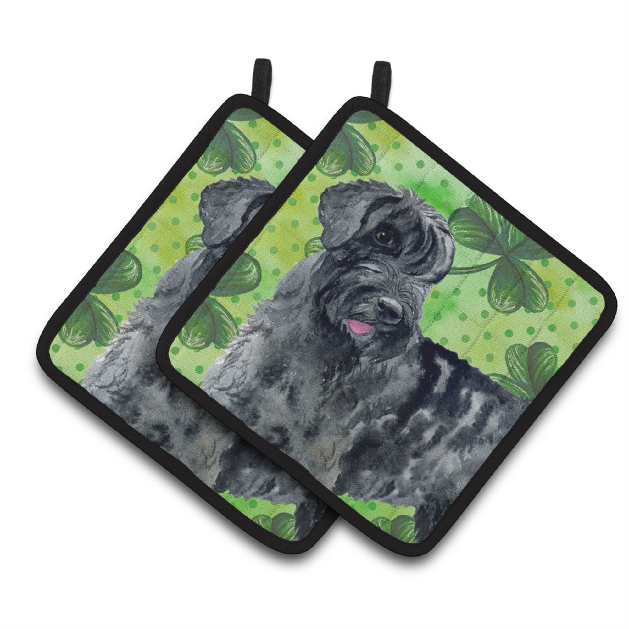 'Caroline'S Treasures Giant Schnauzer Decorated Pot Holder, 7.5H X 7.5W, St Patrick'S Day''