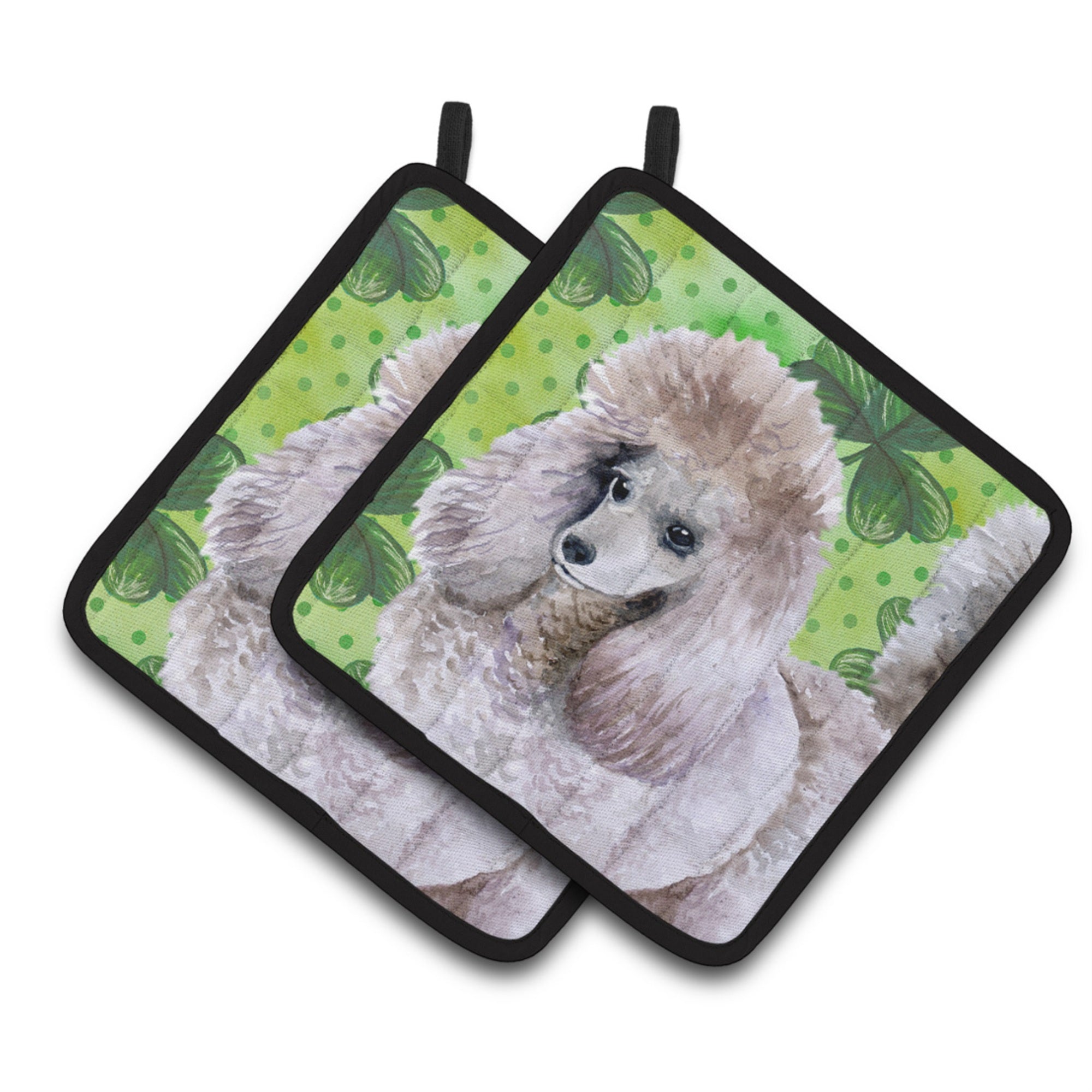 'Caroline'S Treasures Poodle Decorated Pot Holder, 7.5H X 7.5W, St Patrick'S Day''