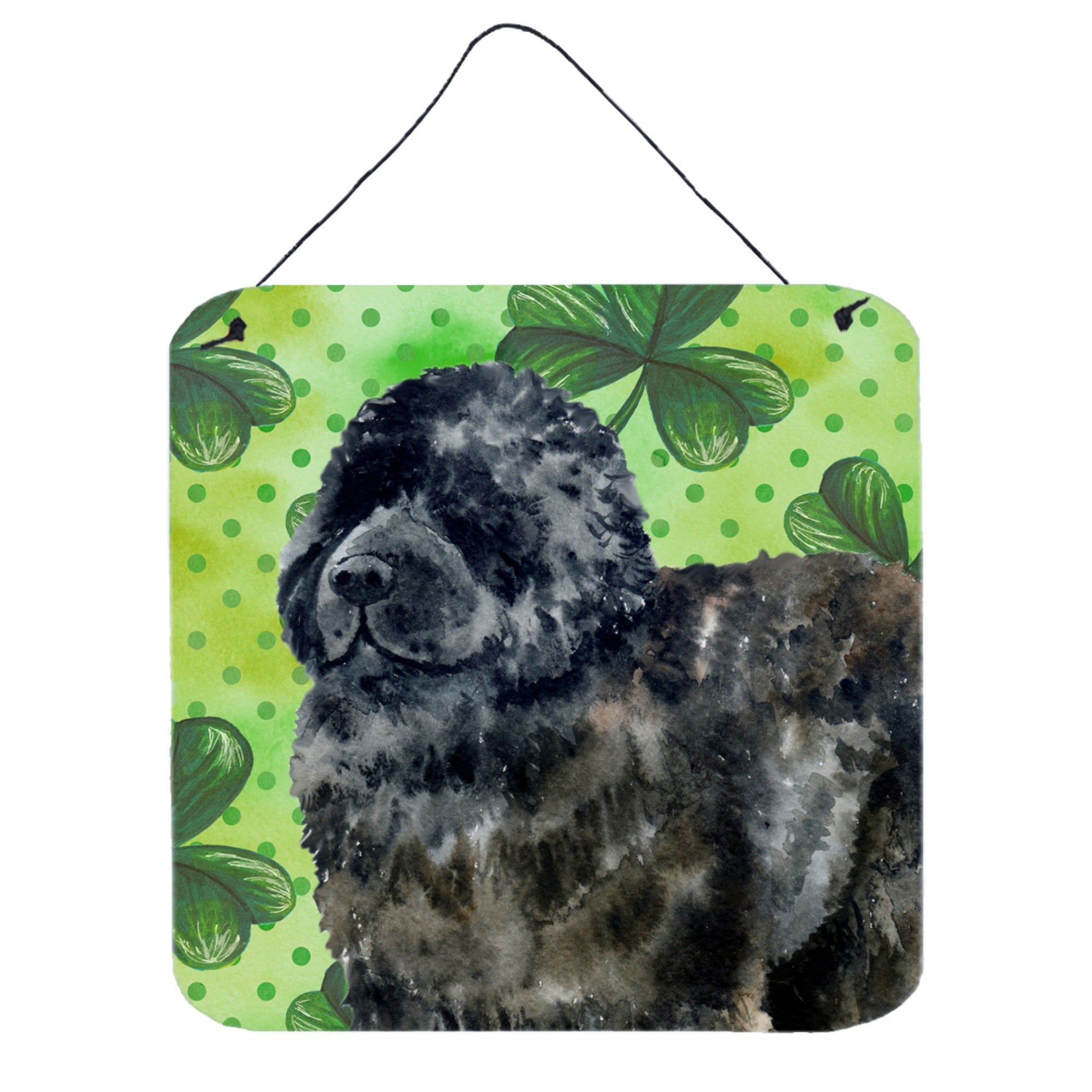 'Caroline'S Treasures Newfoundland Metal Print, 6H X 6W, St Patrick'S Day''