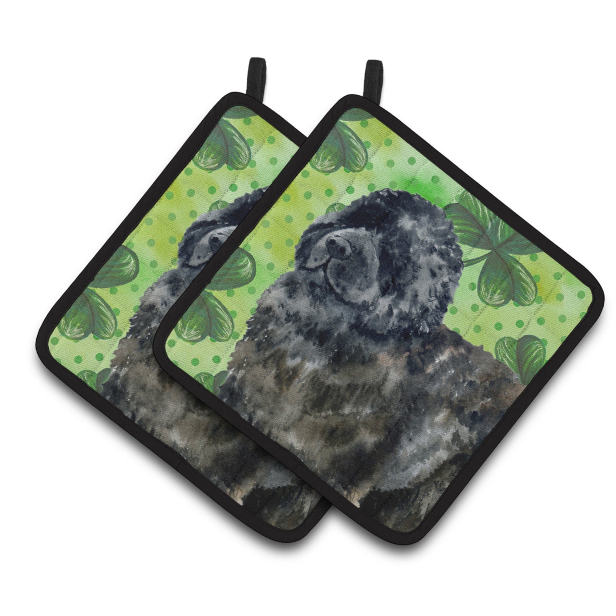 'Caroline'S Treasures Newfoundland Decorated Pot Holder, 7.5H X 7.5W, St Patrick'S Day''