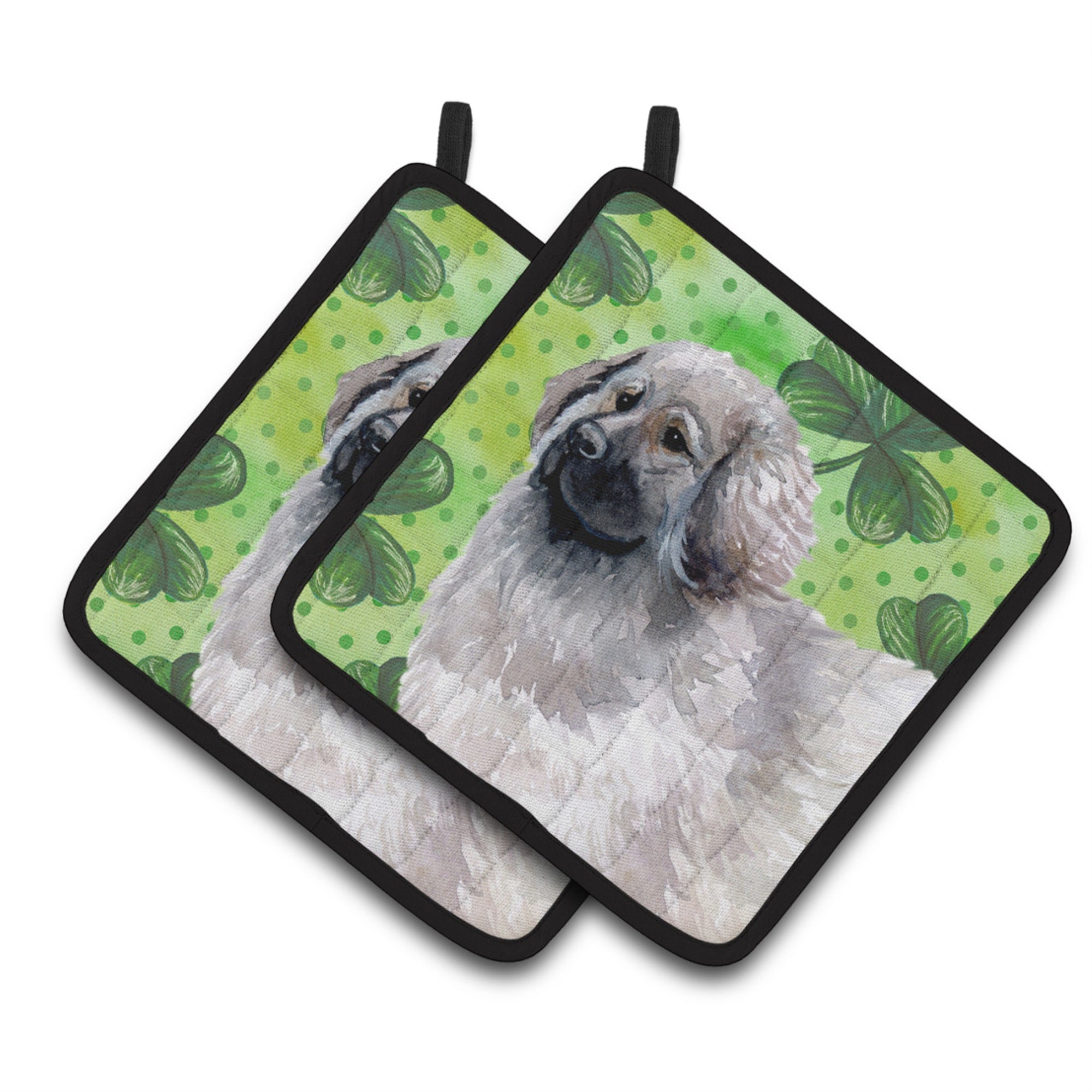 'Caroline'S Treasures Moscow Watchdog Decorated Pot Holder, 7.5H X 7.5W, St Patrick'S Day''