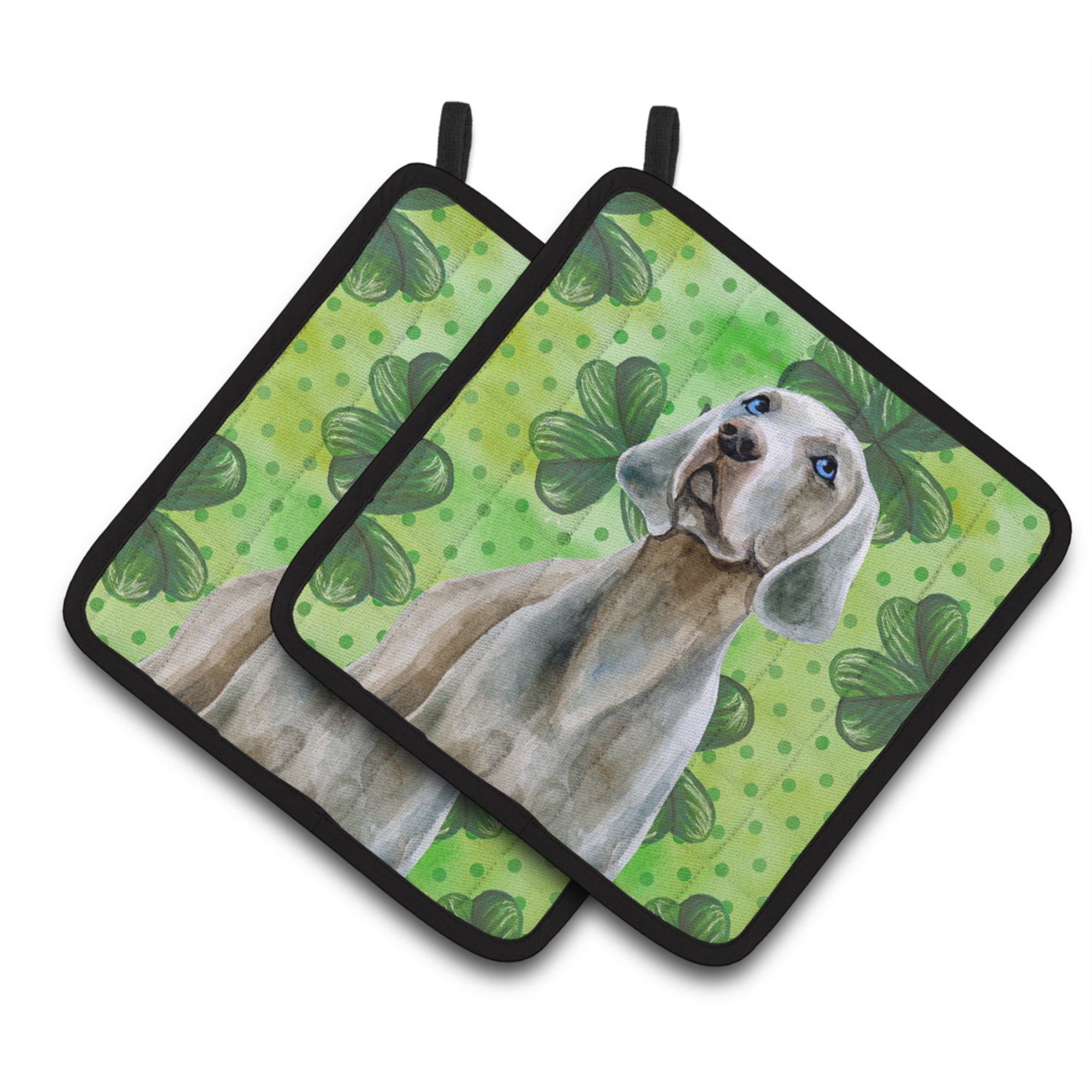 'Caroline'S Treasures Weimaraner Decorated Pot Holder, 7.5H X 7.5W, St Patrick'S Day''