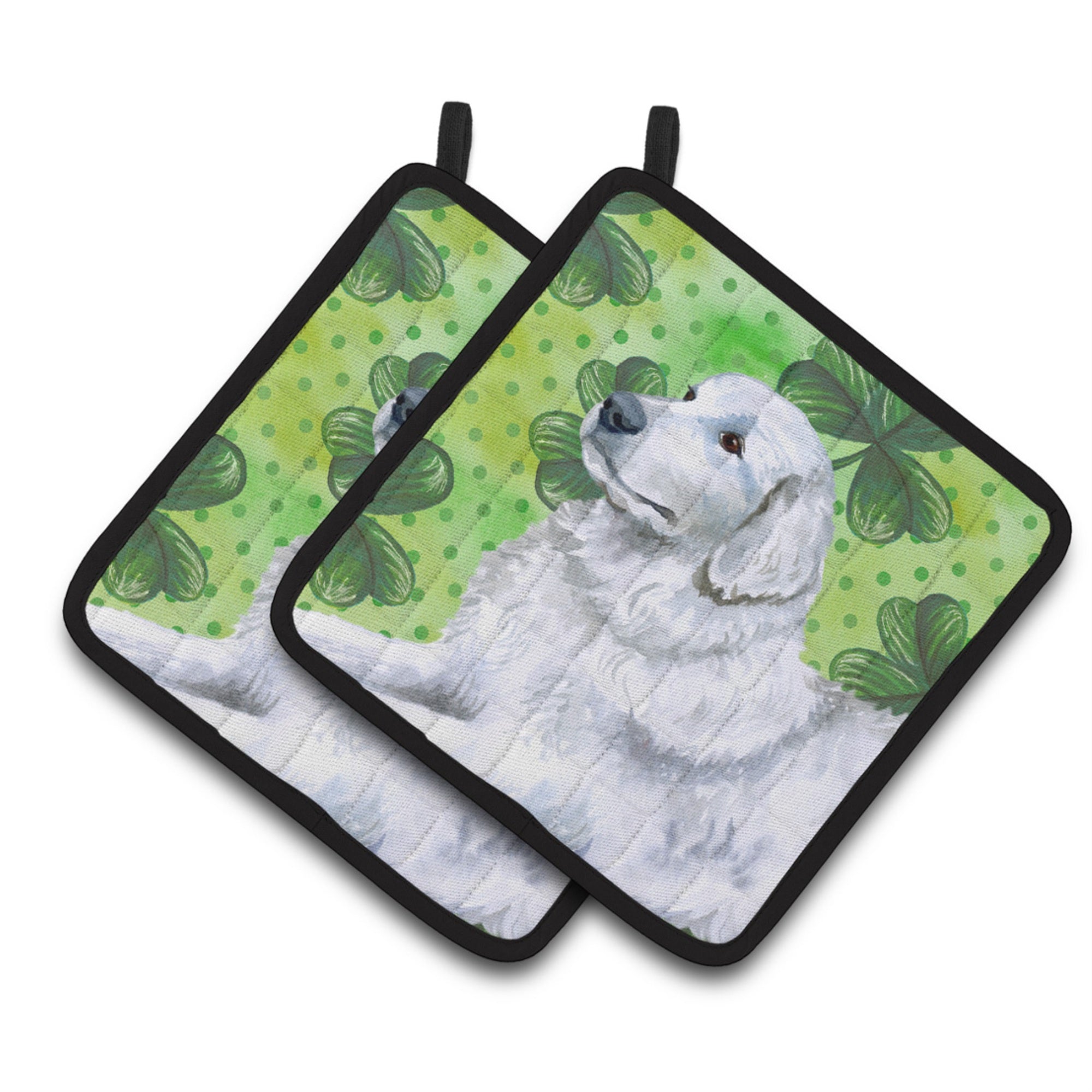 'Caroline'S Treasures Maremma Sheepdog Decorated Pot Holder, 7.5H X 7.5W, St Patrick'S Day''