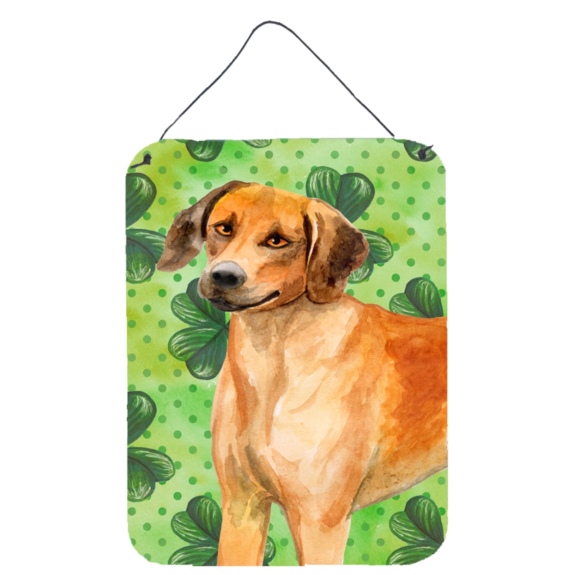 'Caroline'S Treasures Rhodesian Ridgeback St Patrick'S Metal Print, 16'''' X 12'''', Multicolor''