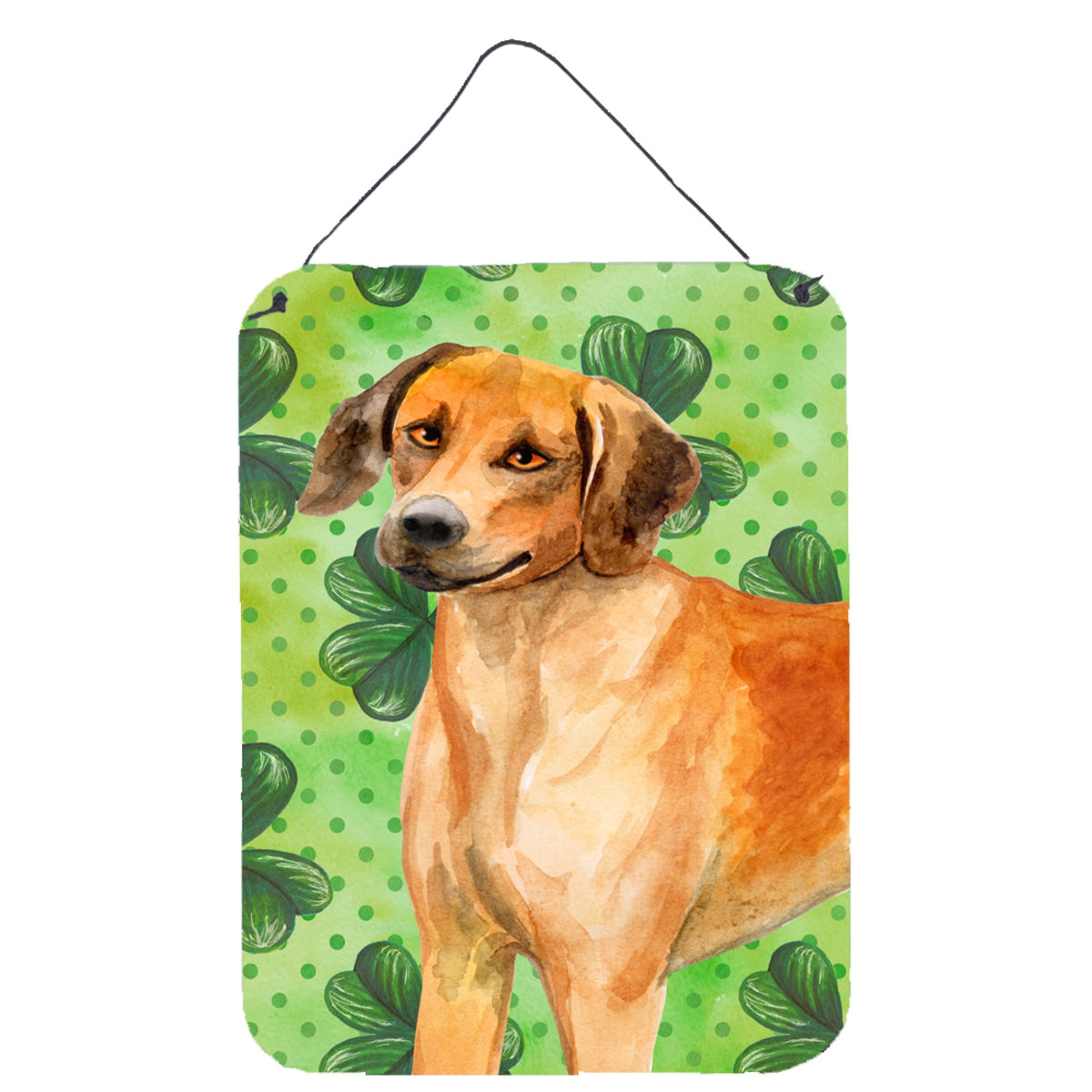 'Caroline'S Treasures Rhodesian Ridgeback St Patrick'S Metal Print, 16'''' X 12'''', Multicolor''
