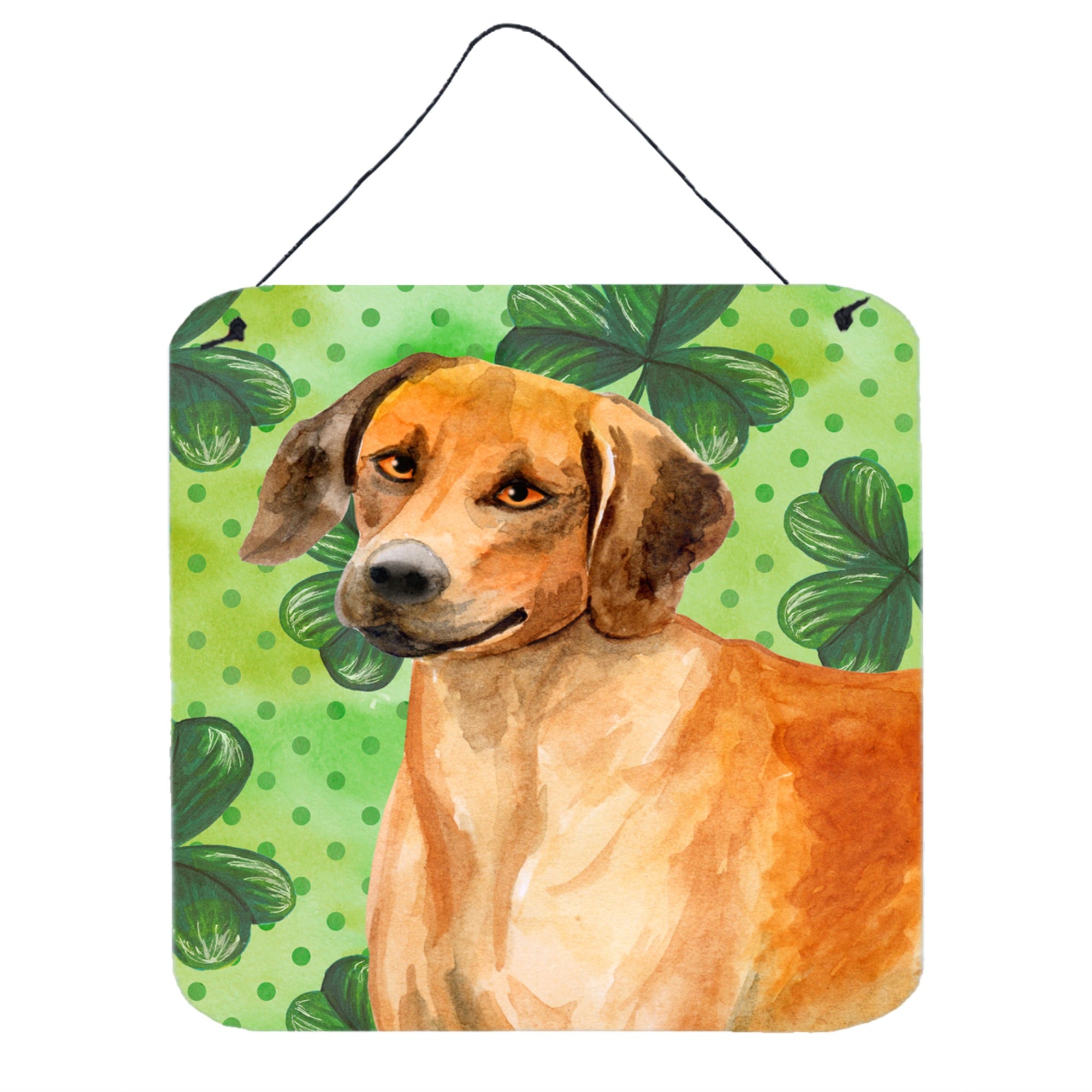 'Caroline'S Treasures Rhodesian Ridgeback Metal Print, 6H X 6W, St Patrick'S Day''