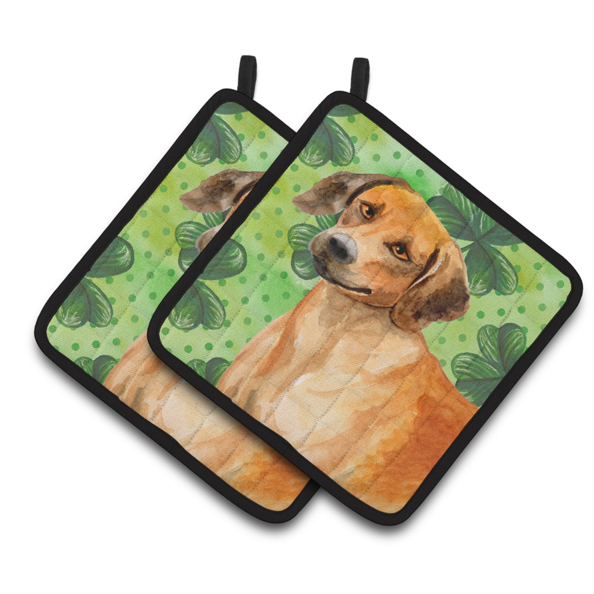 'Caroline'S Treasures Rhodesian Ridgeback Decorated Pot Holder, 7.5H X 7.5W, St Patrick'S Day''