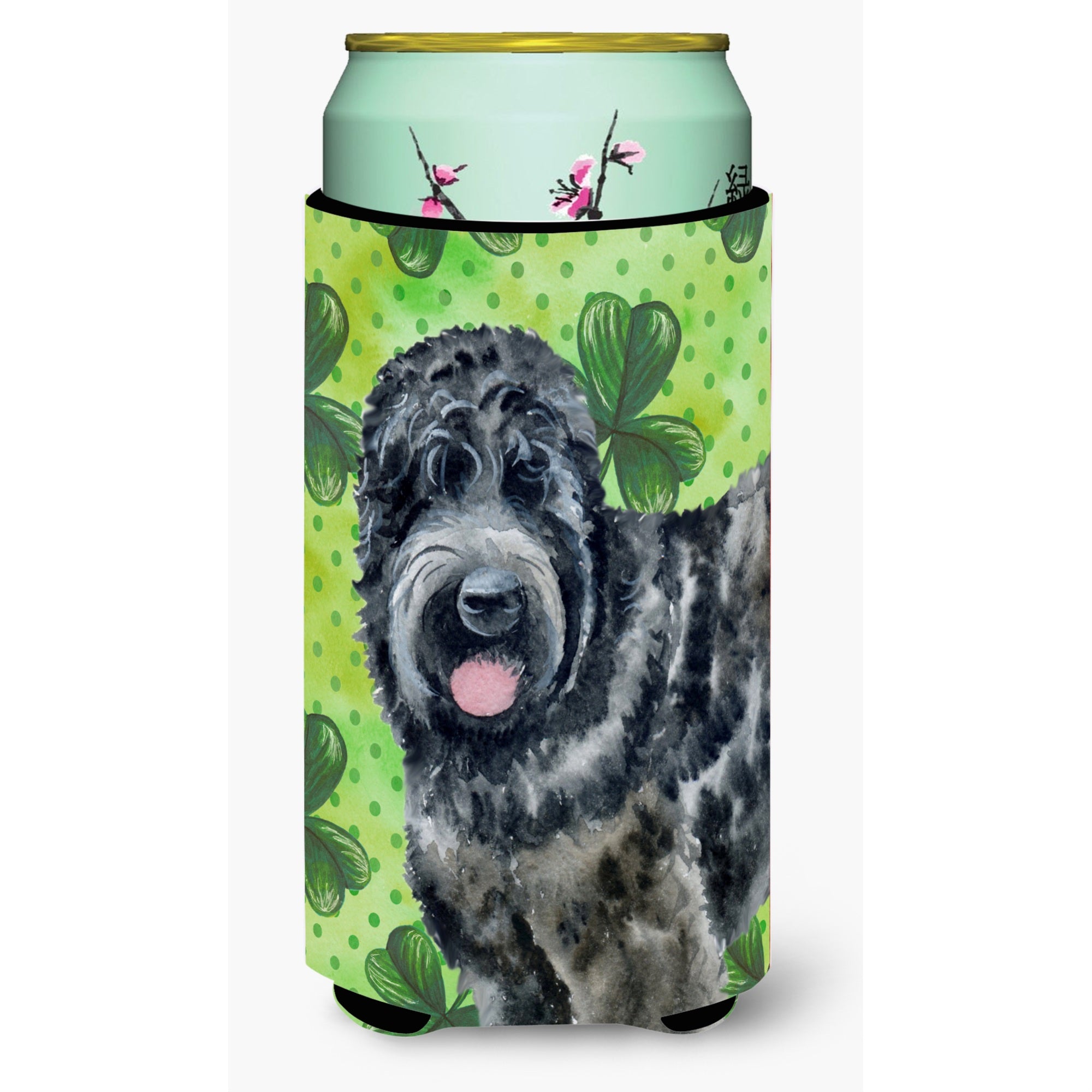 'Caroline'S Treasures Black Russian Terrier St Patrick'S Decorative Can Hugger, Tall Boy, Multicolor''