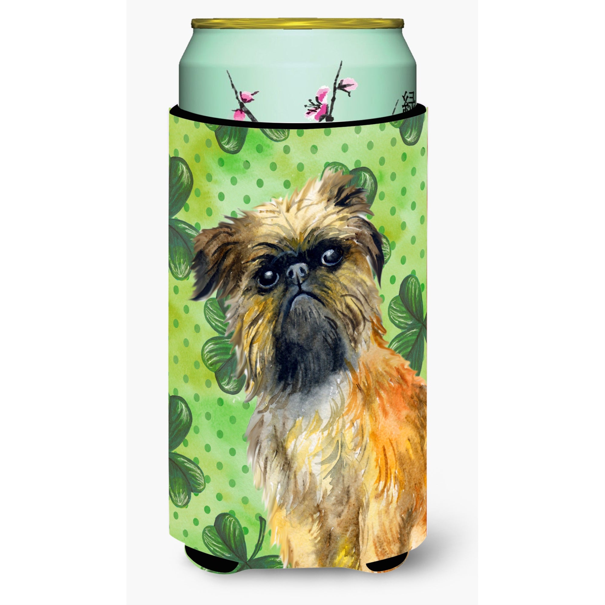 'Caroline'S Treasures Brussels Griffon St Patrick'S Decorative Can Hugger, Tall Boy, Multicolor''