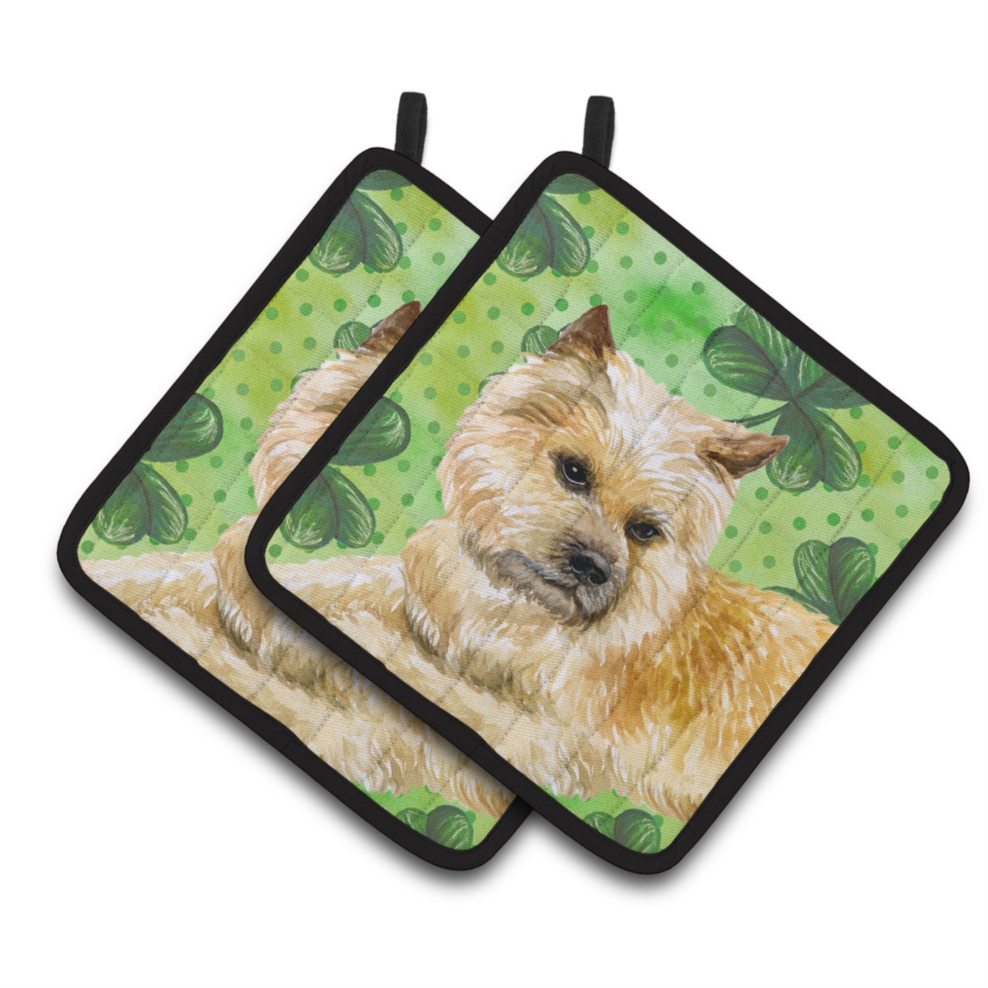 'Caroline'S Treasures Cairn Terrier Decorated Pot Holder, 7.5H X 7.5W, St Patrick'S Day''