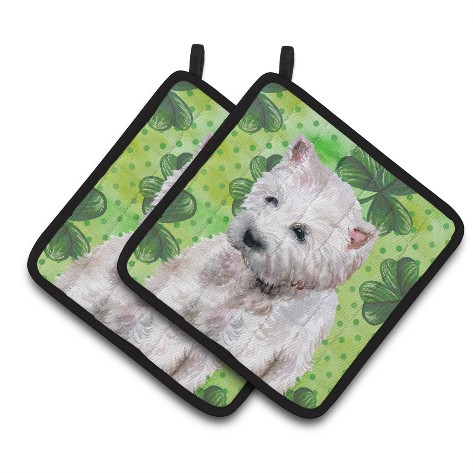 'Caroline'S Treasures Westie Decorated Pot Holder, 7.5H X 7.5W, St Patrick'S Day''