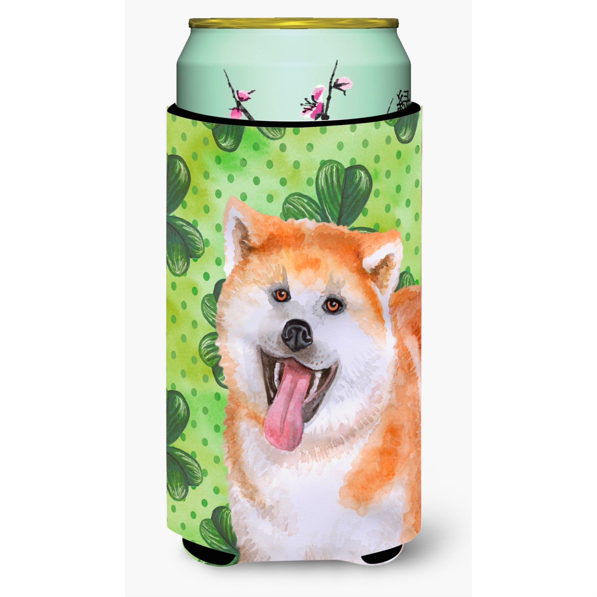 'Caroline'S Treasures Akita St Patrick'S Decorative Can Hugger, Tall Boy, Multicolor''