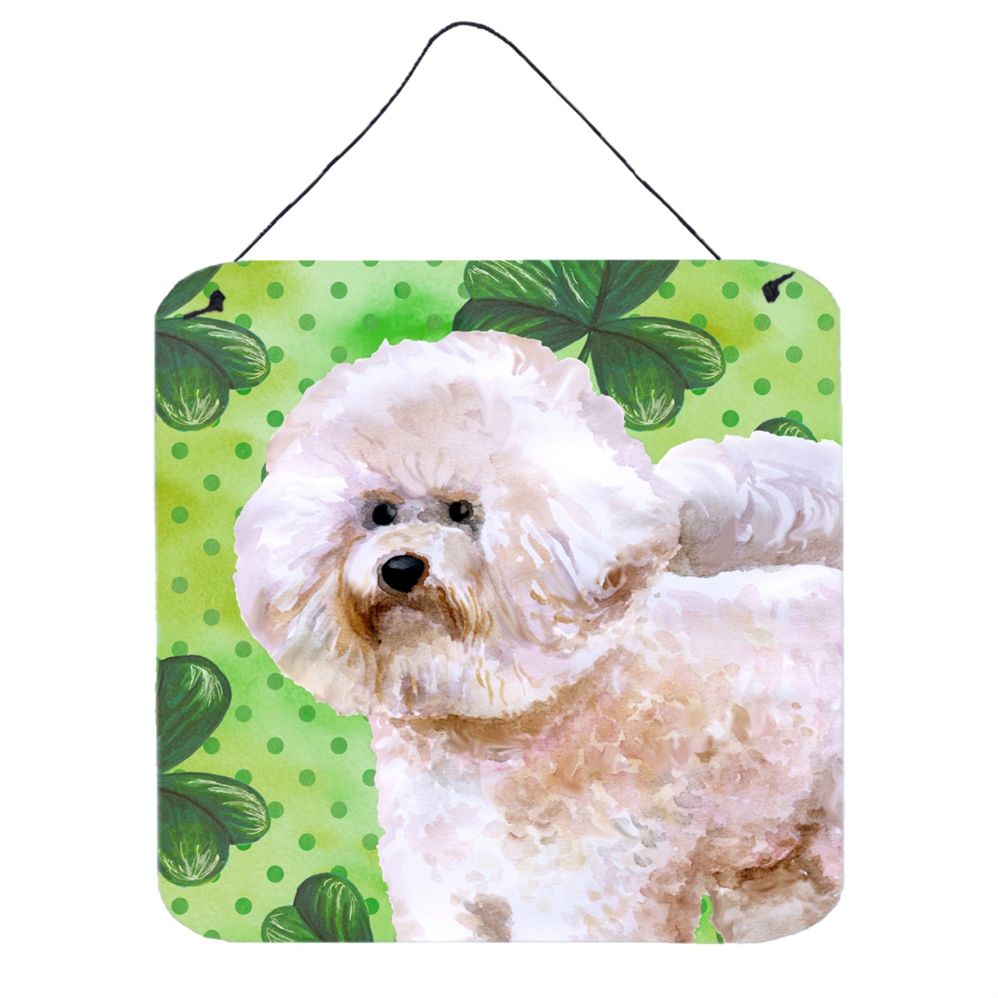 'Caroline'S Treasures Bichon Frise #2 Metal Print, 6H X 6W, St Patrick'S Day''
