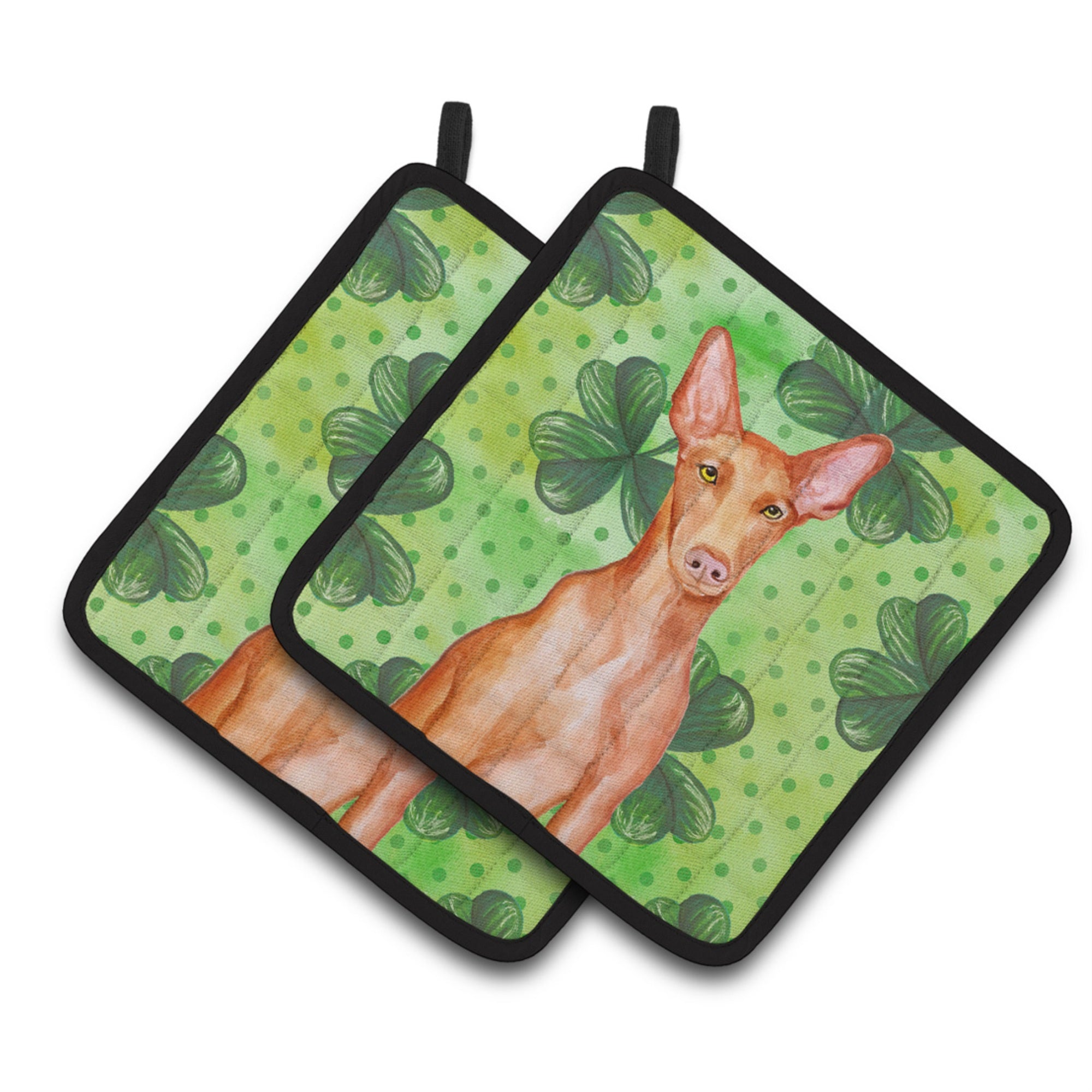 'Caroline'S Treasures Pharaoh Hound Decorated Pot Holder, 7.5H X 7.5W, St Patrick'S Day''