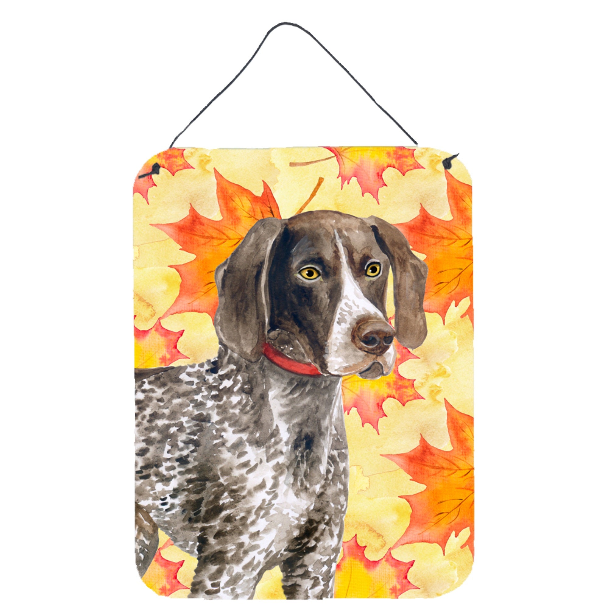 'Caroline'S Treasures German Shorthaired Pointer Fall Metal Print, 16'''' X 12'''', Multicolor''