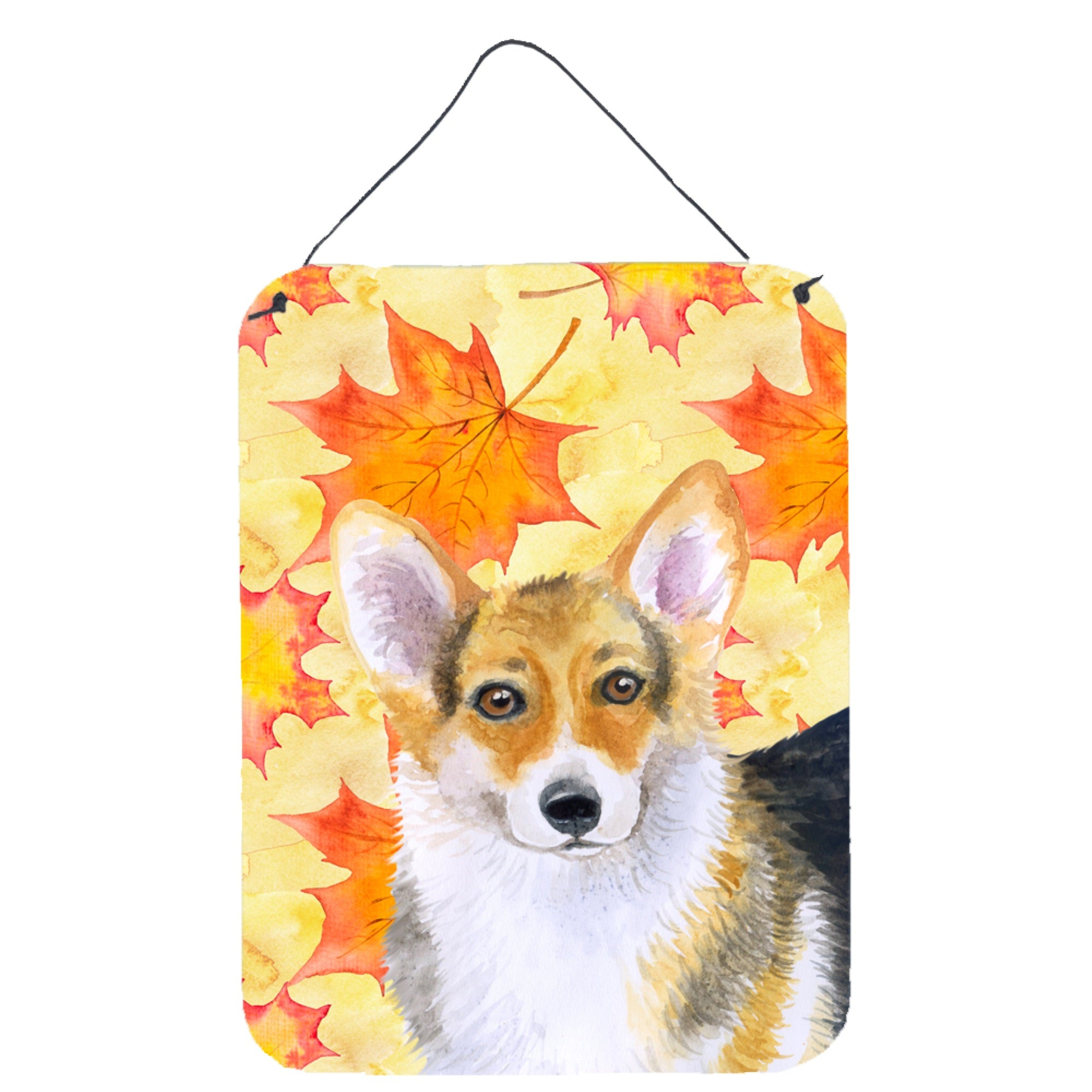 'Caroline'S Treasures Pembroke Corgi Fall Metal Print, 16'''' X 12'''', Multicolor''