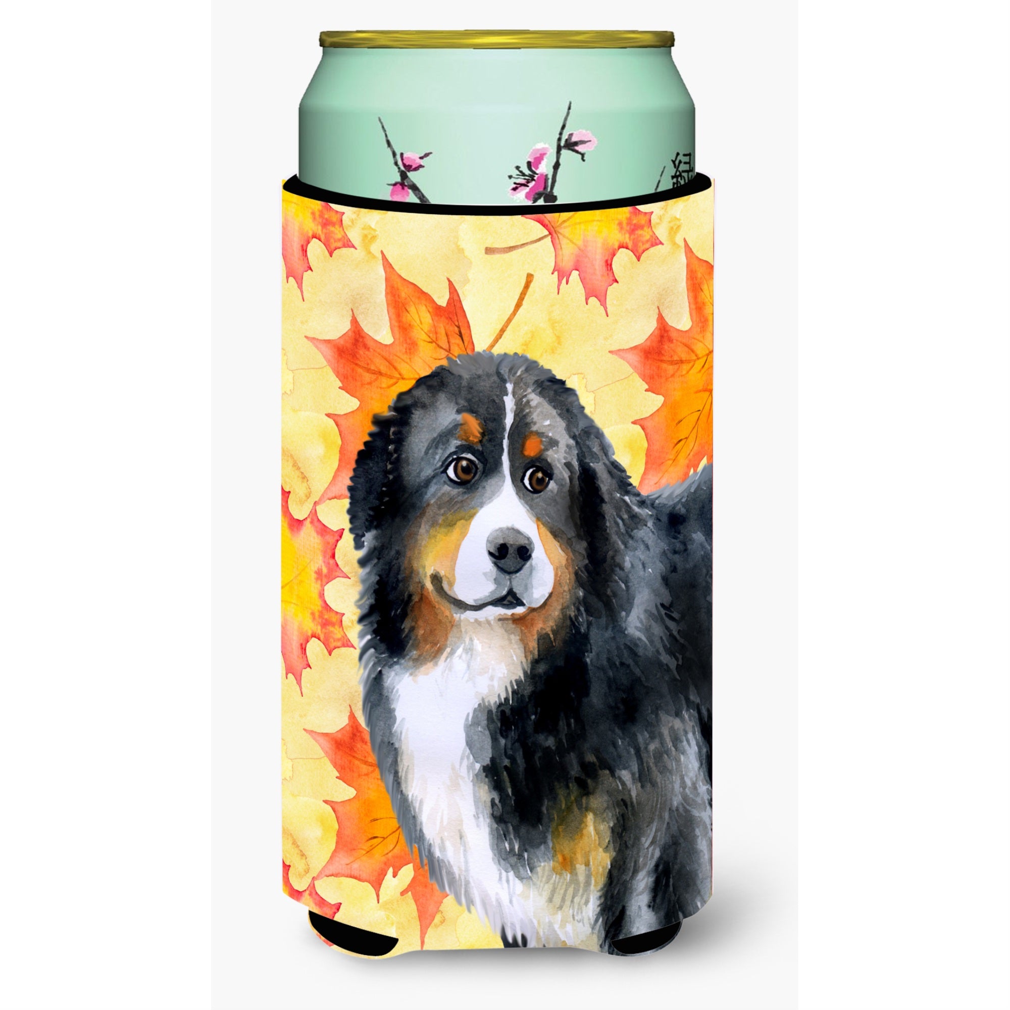'Caroline'S Treasures Bernese Mountain Dog Fall Decorative Can Hugger, Tall Boy, Multicolor''
