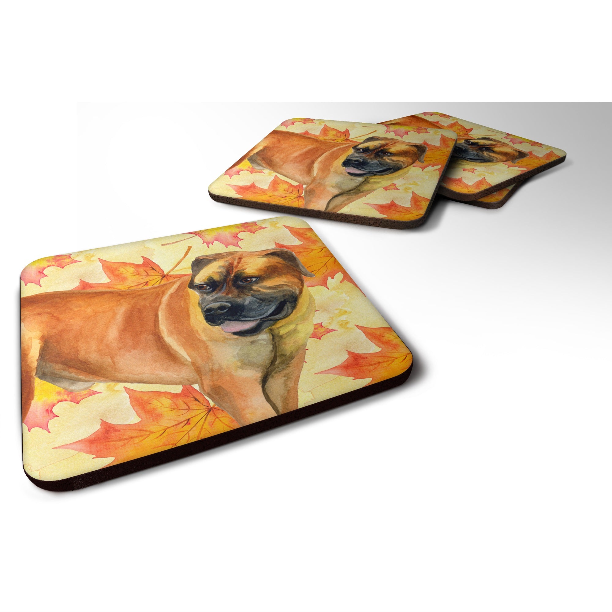 'Caroline'S Treasures Boerboel Mastiff Fall Decorative Coasters, Multicolor''