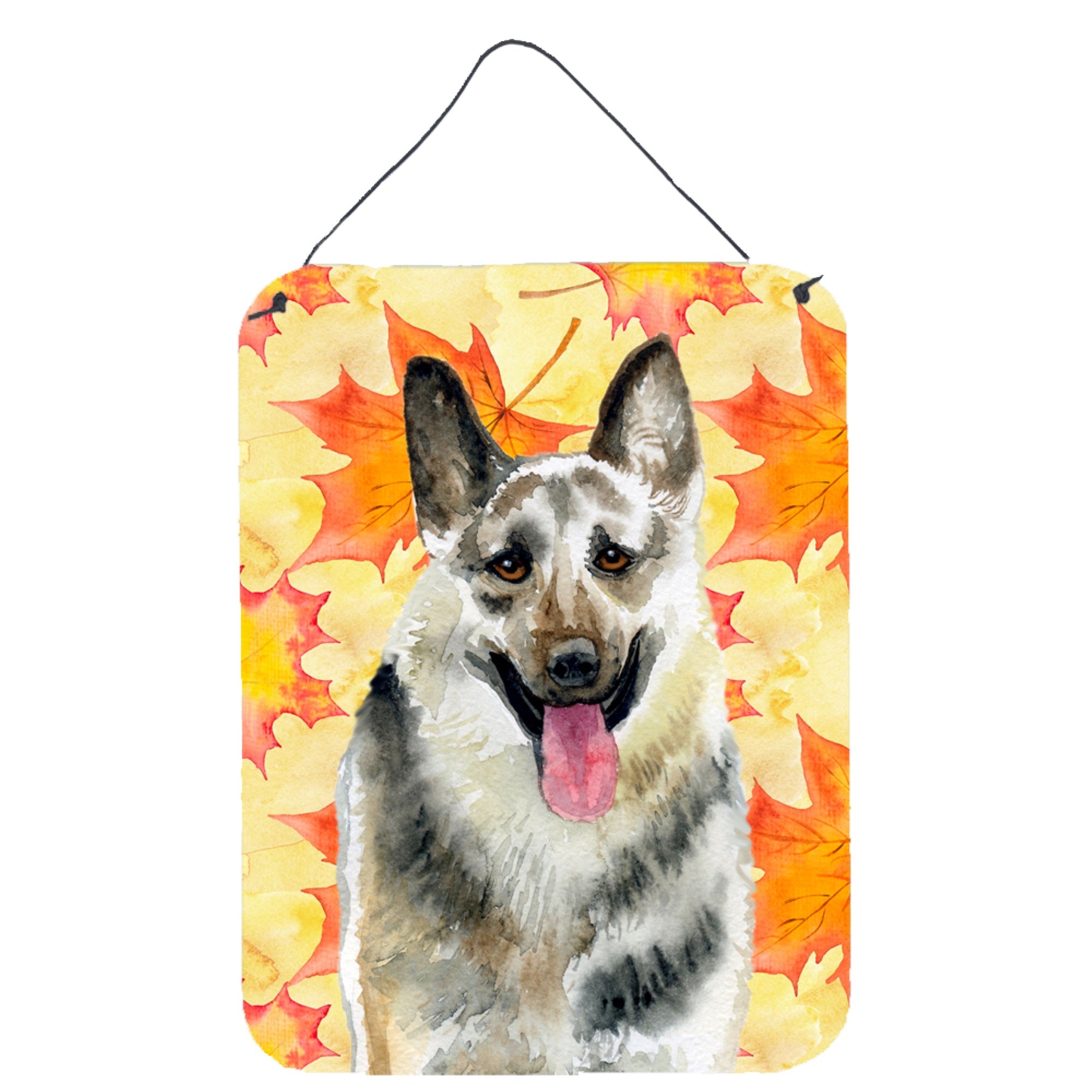 'Caroline'S Treasures East-European Shepherd Fall Metal Print, 16'''' X 12'''', Multicolor''