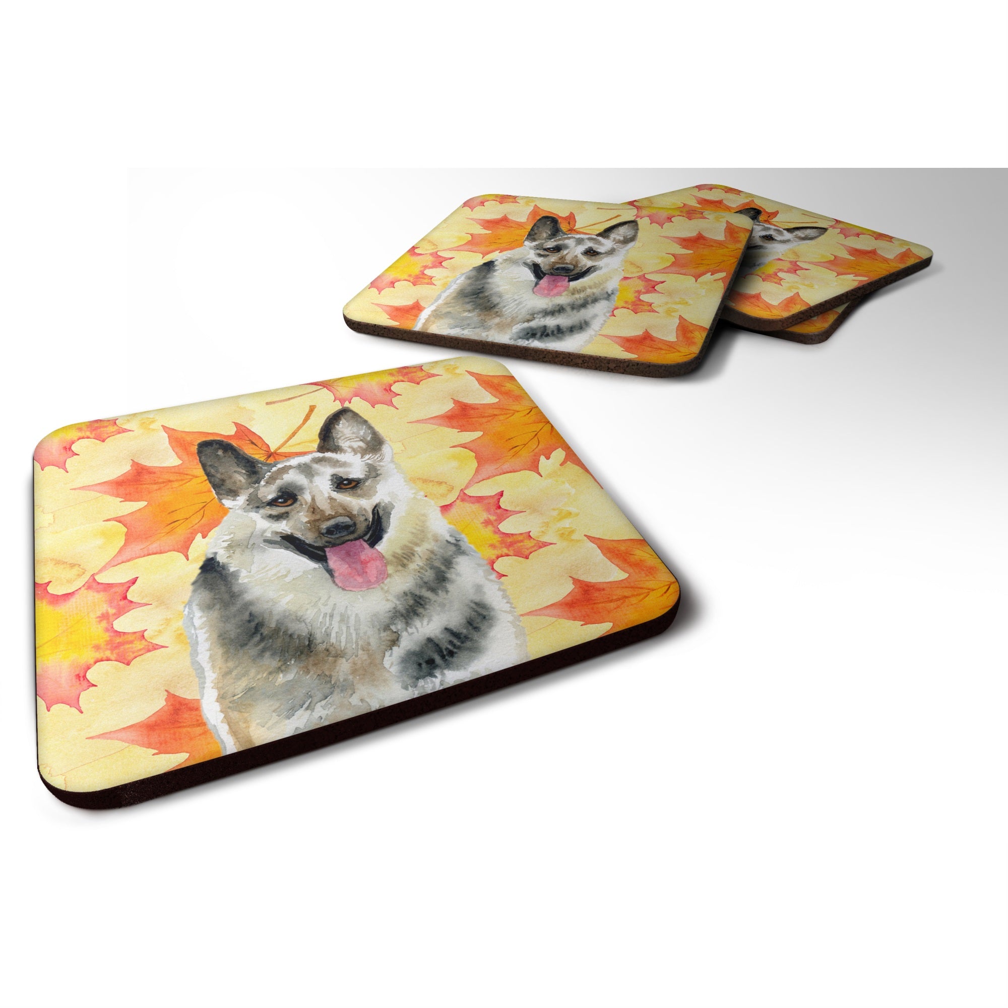 'Caroline'S Treasures East-European Shepherd Fall Decorative Coasters, Multicolor''