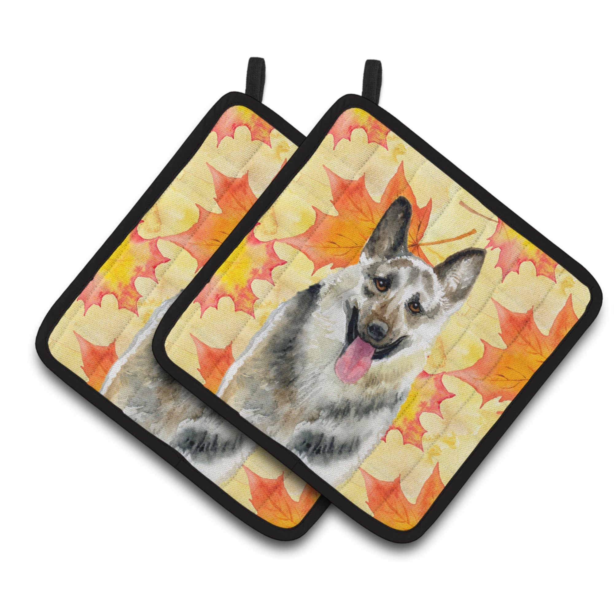 'Caroline'S Treasures East-European Shepherd Decorated Pot Holder, 7.5H X 7.5W, Fall Leaves''