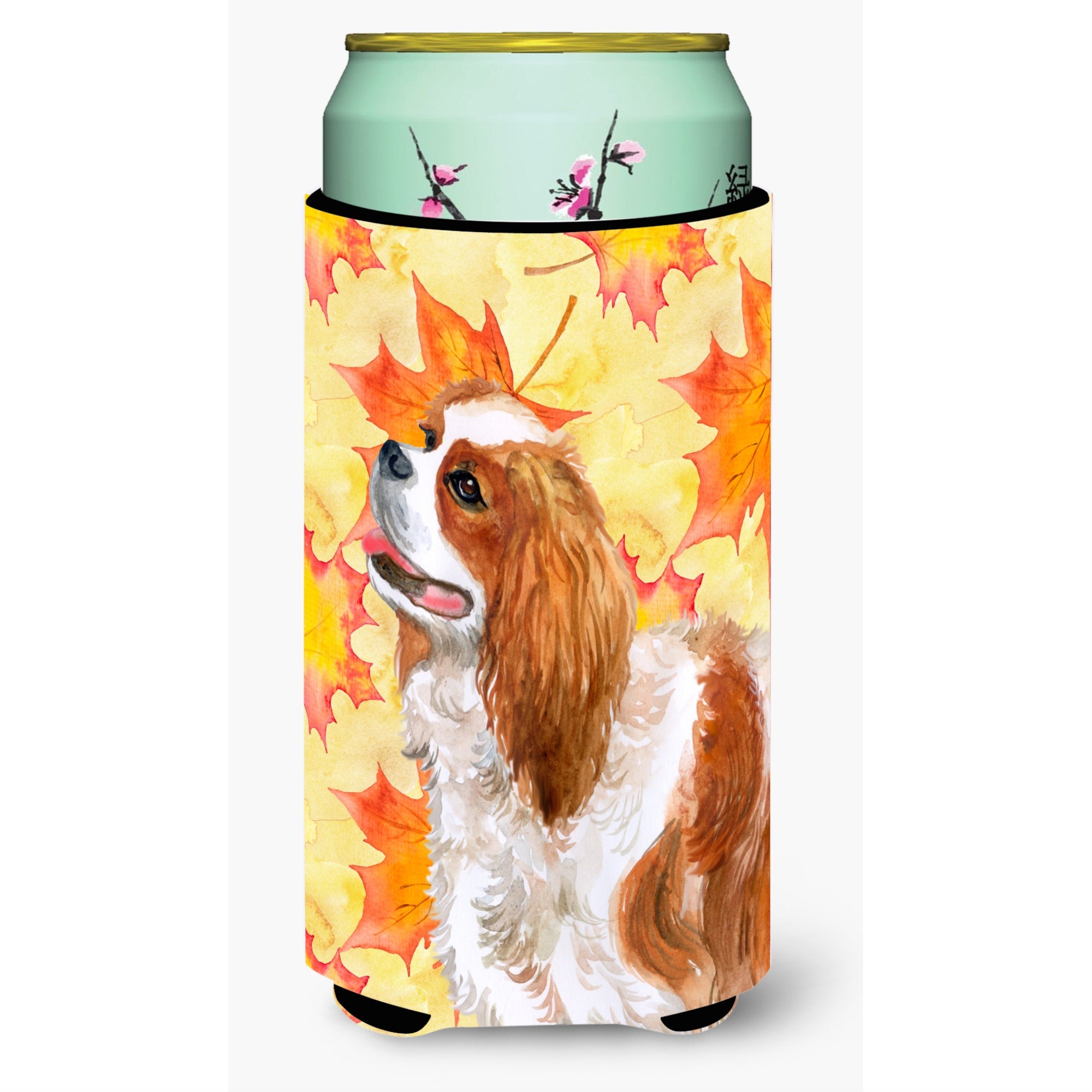 'Caroline'S Treasures Cavalier Spaniel Fall Decorative Can Hugger, Tall Boy, Multicolor''