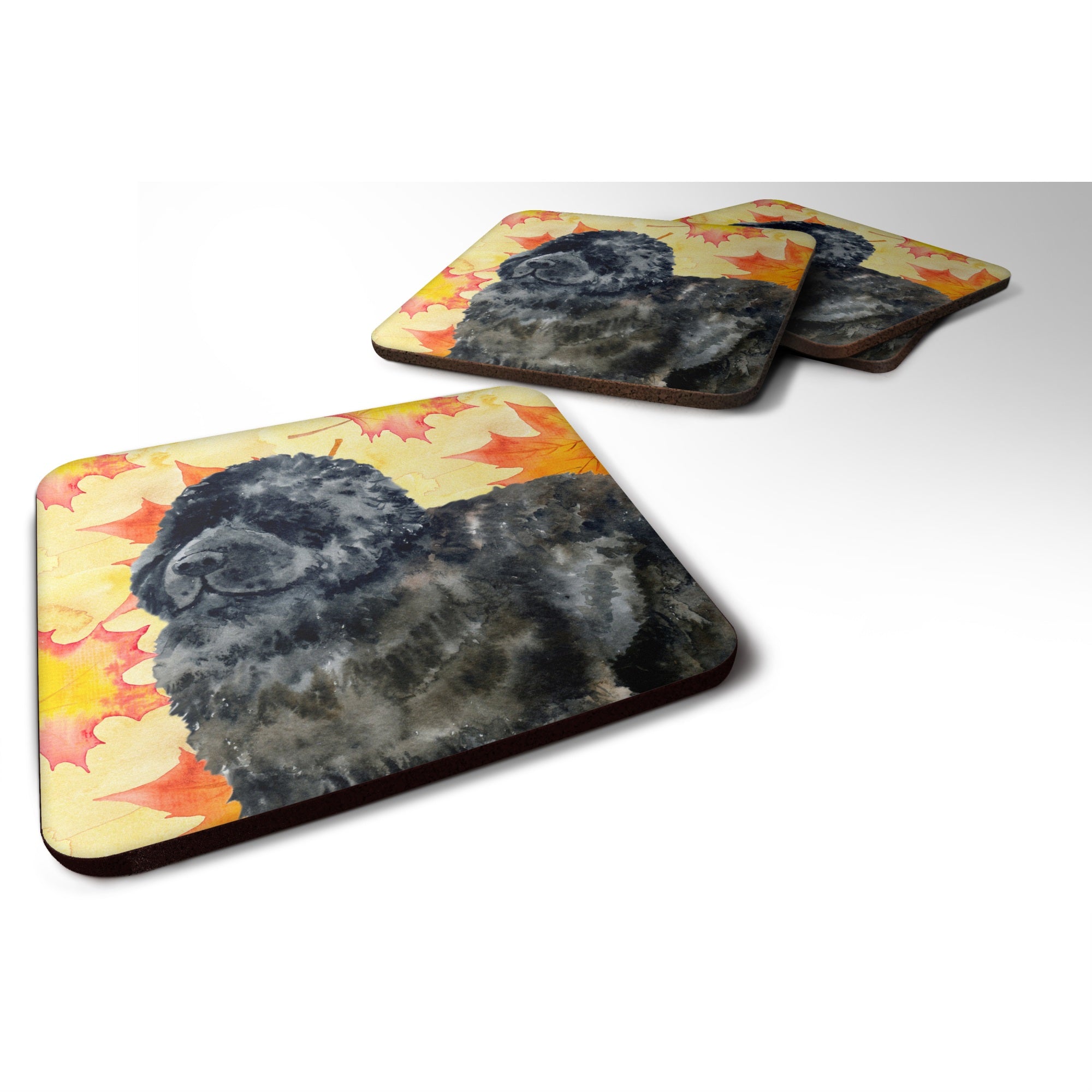 'Caroline'S Treasures Newfoundland Fall Decorative Coasters, Multicolor''