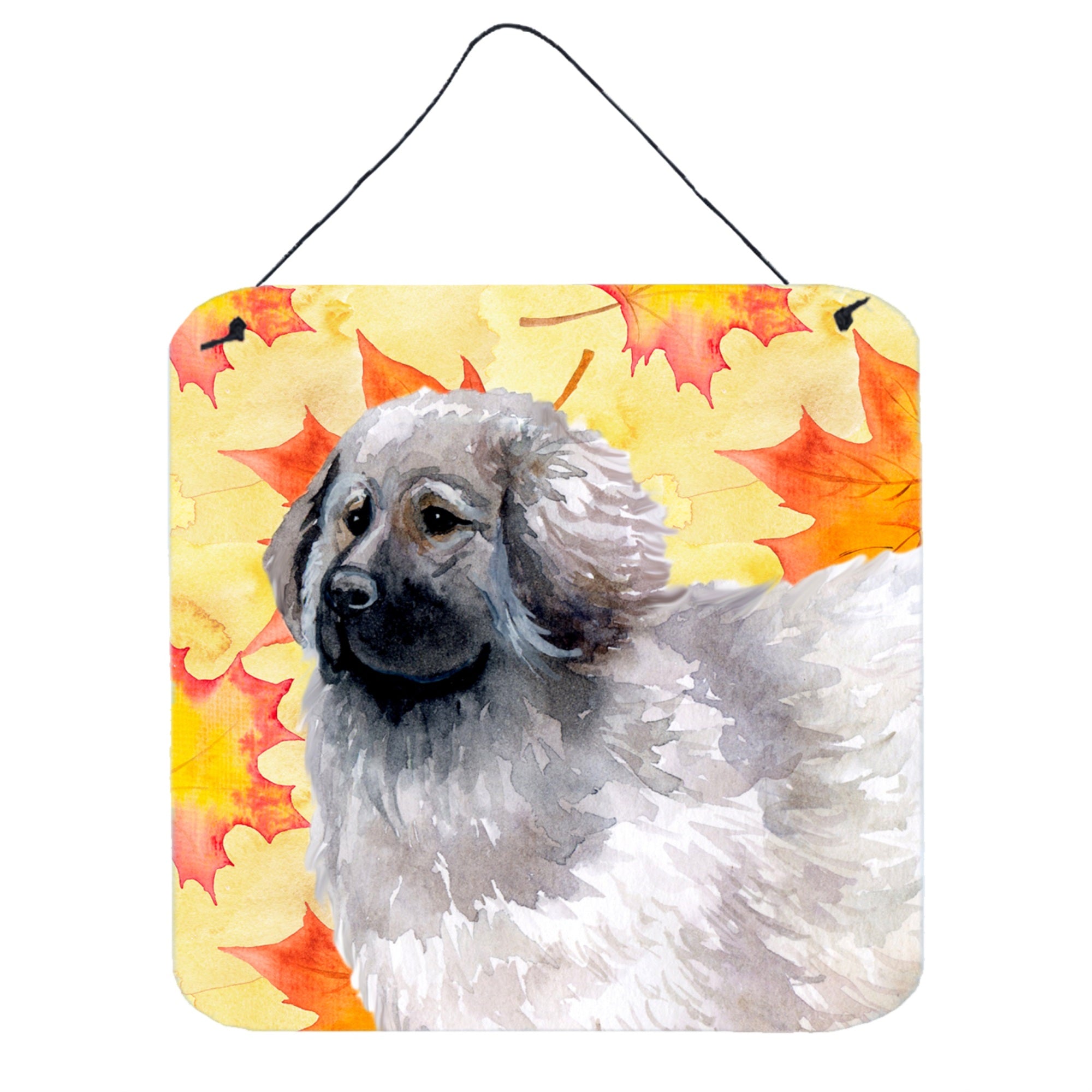 'Caroline'S Treasures Moscow Watchdog Metal Print, 6H X 6W, Fall Leaves''