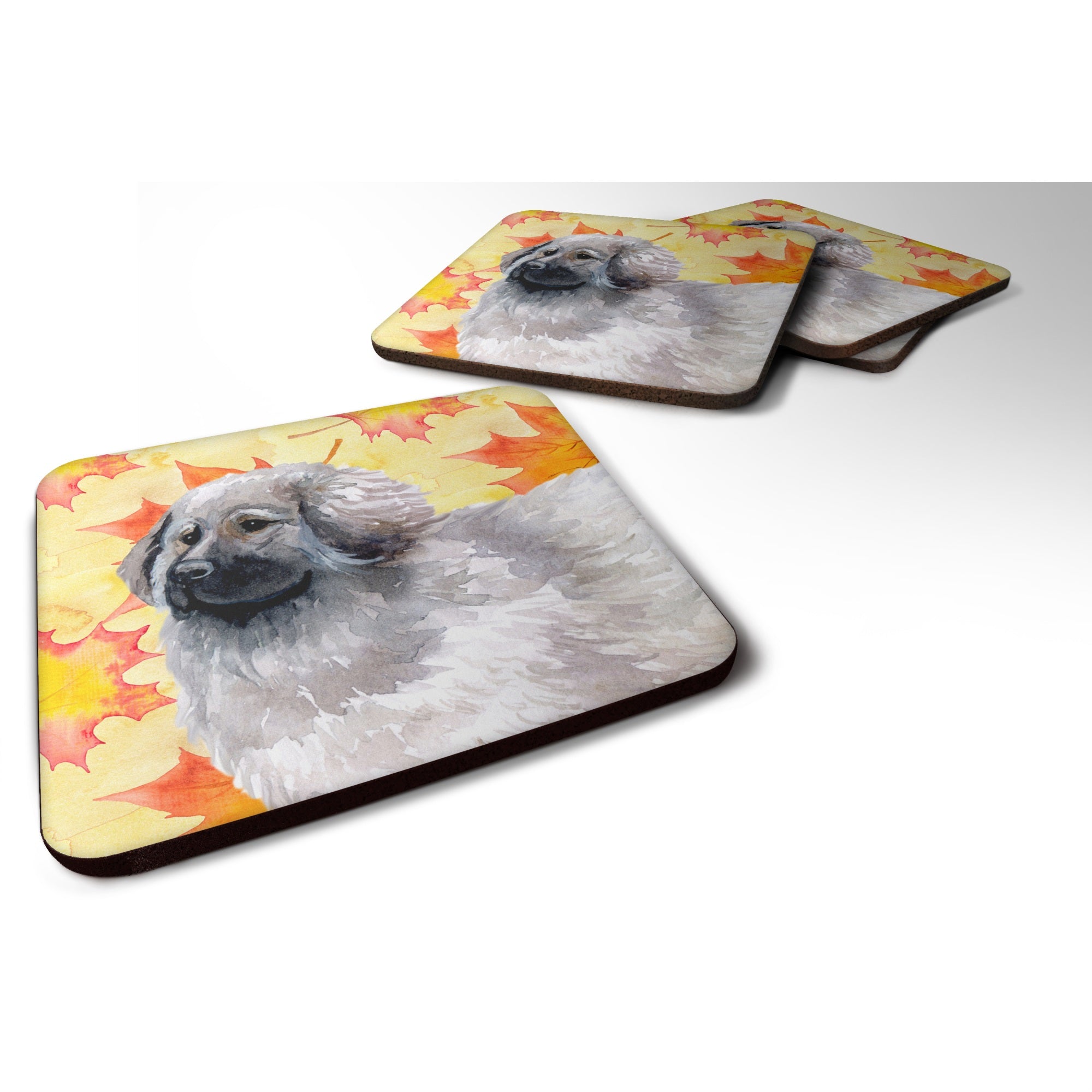 'Caroline'S Treasures Moscow Watchdog Fall Decorative Coasters, Multicolor''