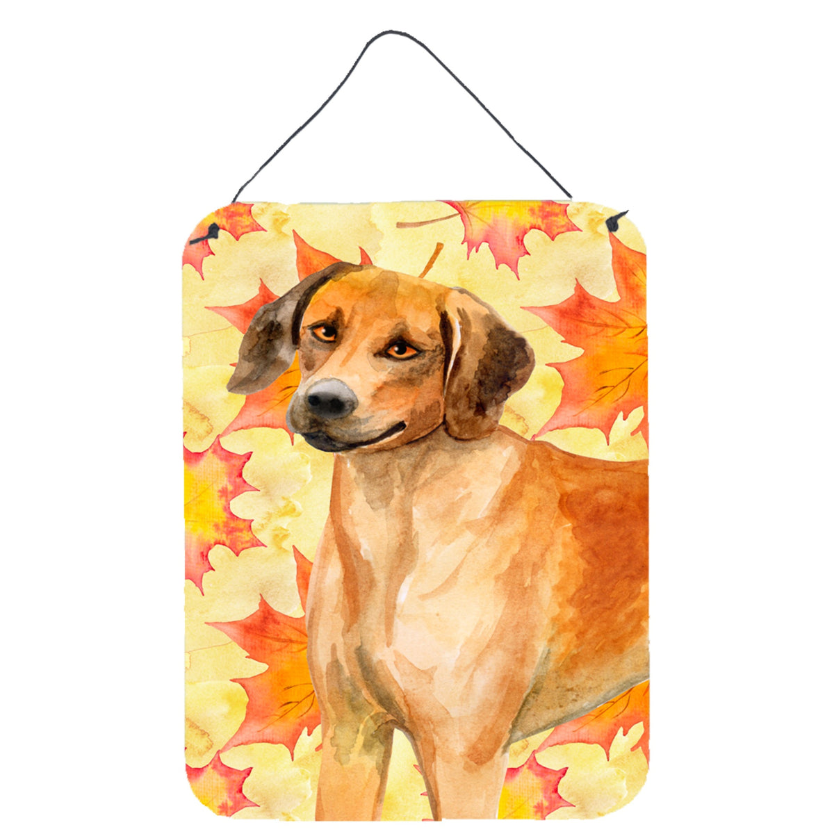 'Caroline'S Treasures Rhodesian Ridgeback Fall Metal Print, 16'''' X 12'''', Multicolor''