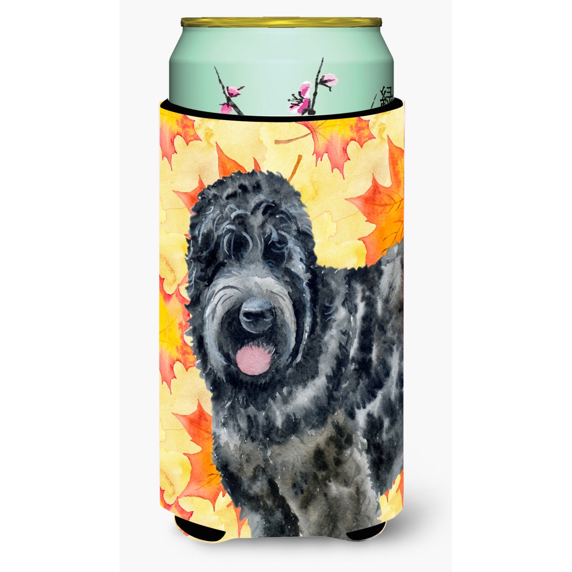 'Caroline'S Treasures Black Russian Terrier Fall Decorative Can Hugger, Tall Boy, Multicolor''