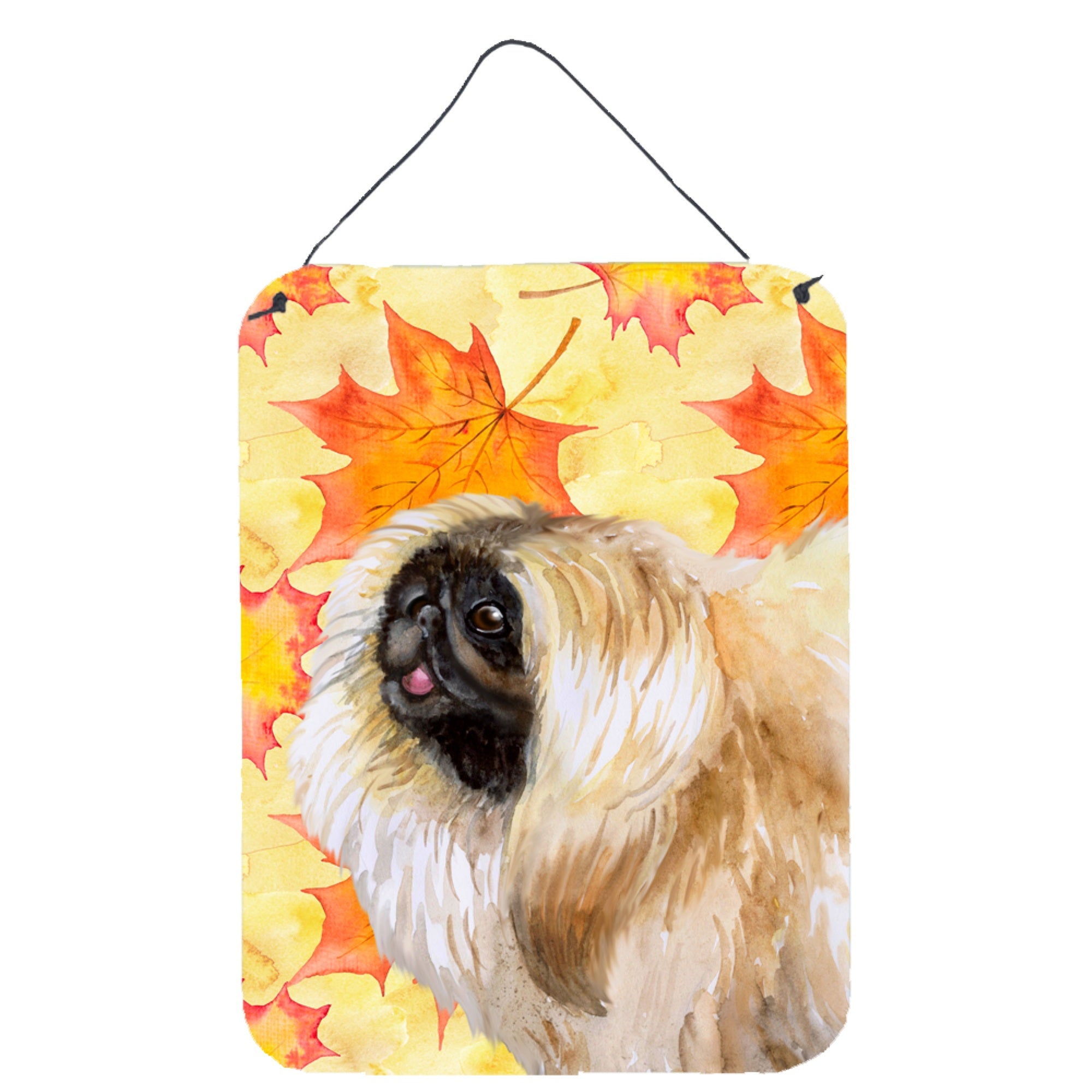 'Caroline'S Treasures Pekingese Fall Metal Print, 16'''' X 12'''', Multicolor''