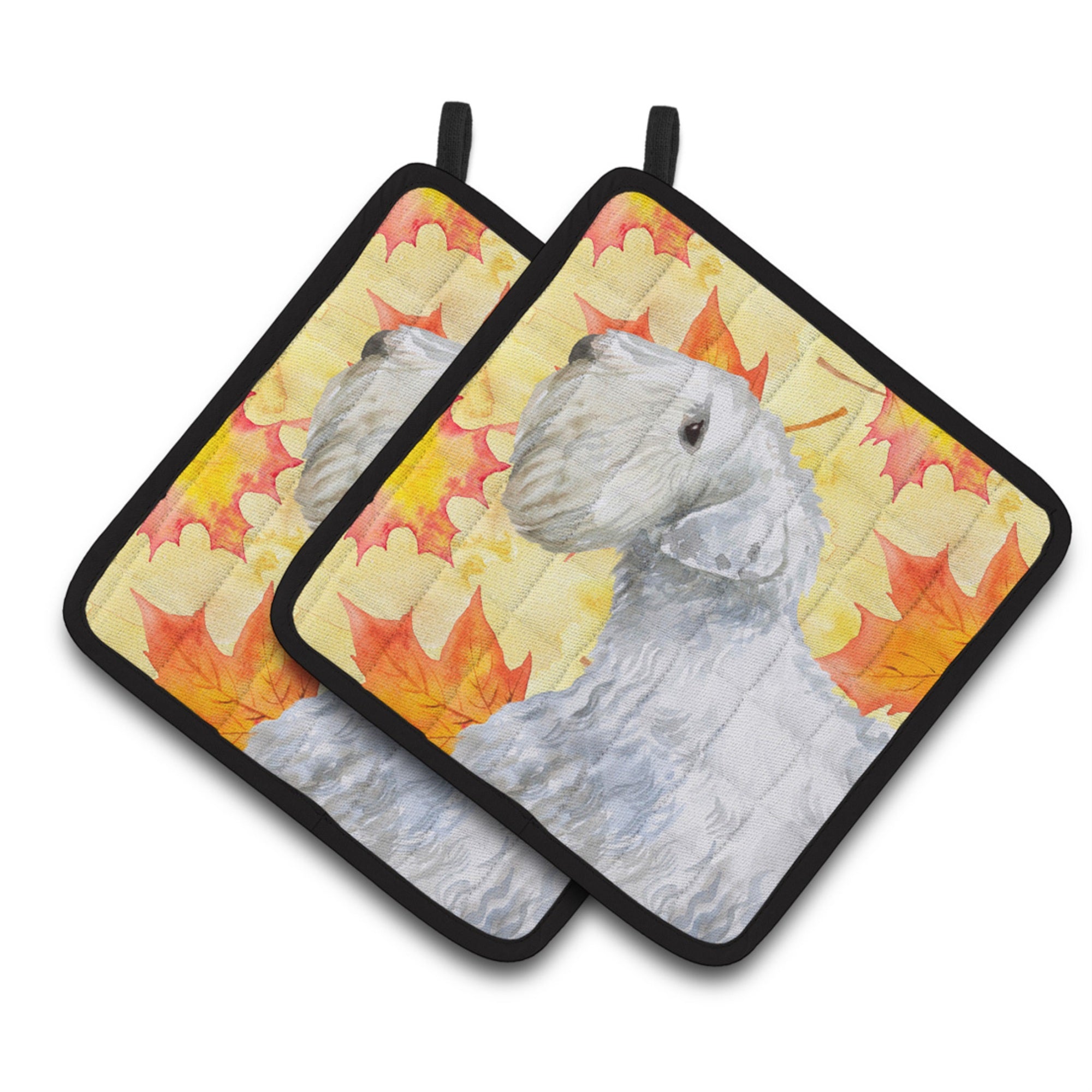 'Caroline'S Treasures Sealyham Terrier Decorated Pot Holder, 7.5H X 7.5W, Fall Leaves''
