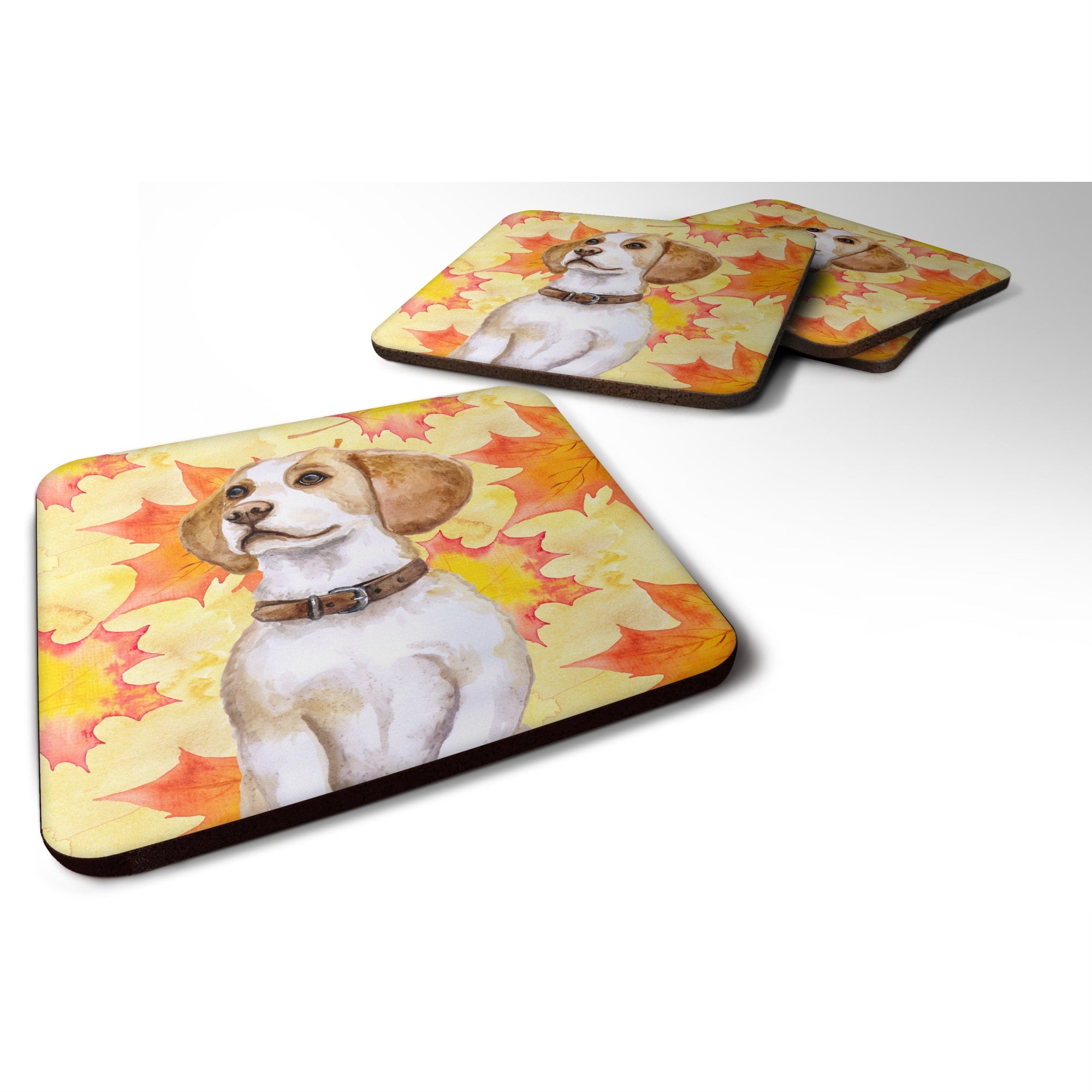 'Caroline'S Treasures Beagle Fall Decorative Coasters, Multicolor''