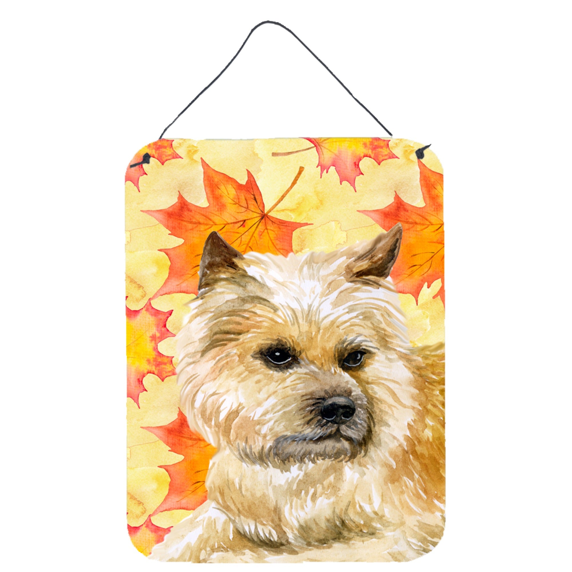 'Caroline'S Treasures Cairn Terrier Fall Metal Print, 16'''' X 12'''', Multicolor''