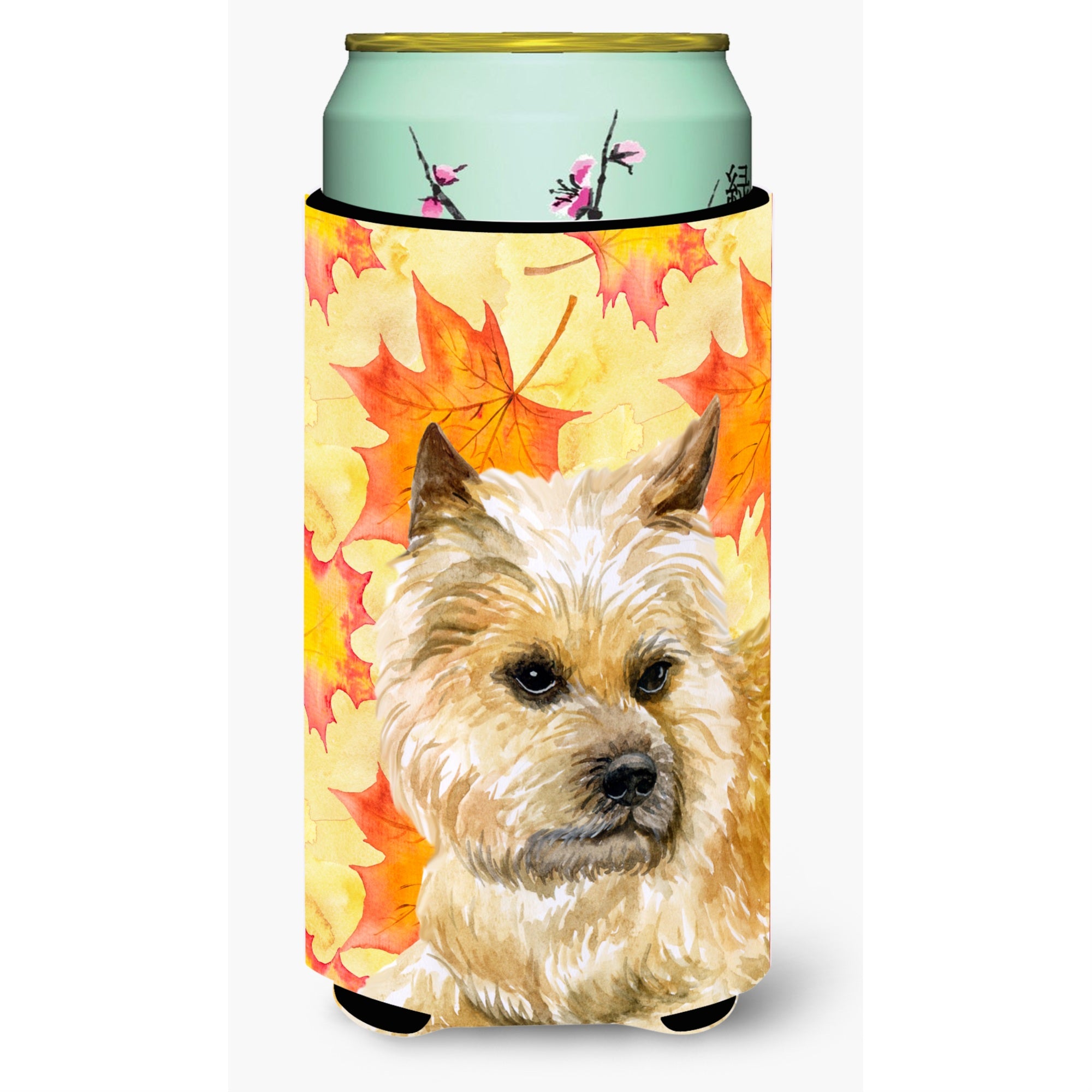 'Caroline'S Treasures Cairn Terrier Fall Decorative Can Hugger, Tall Boy, Multicolor''