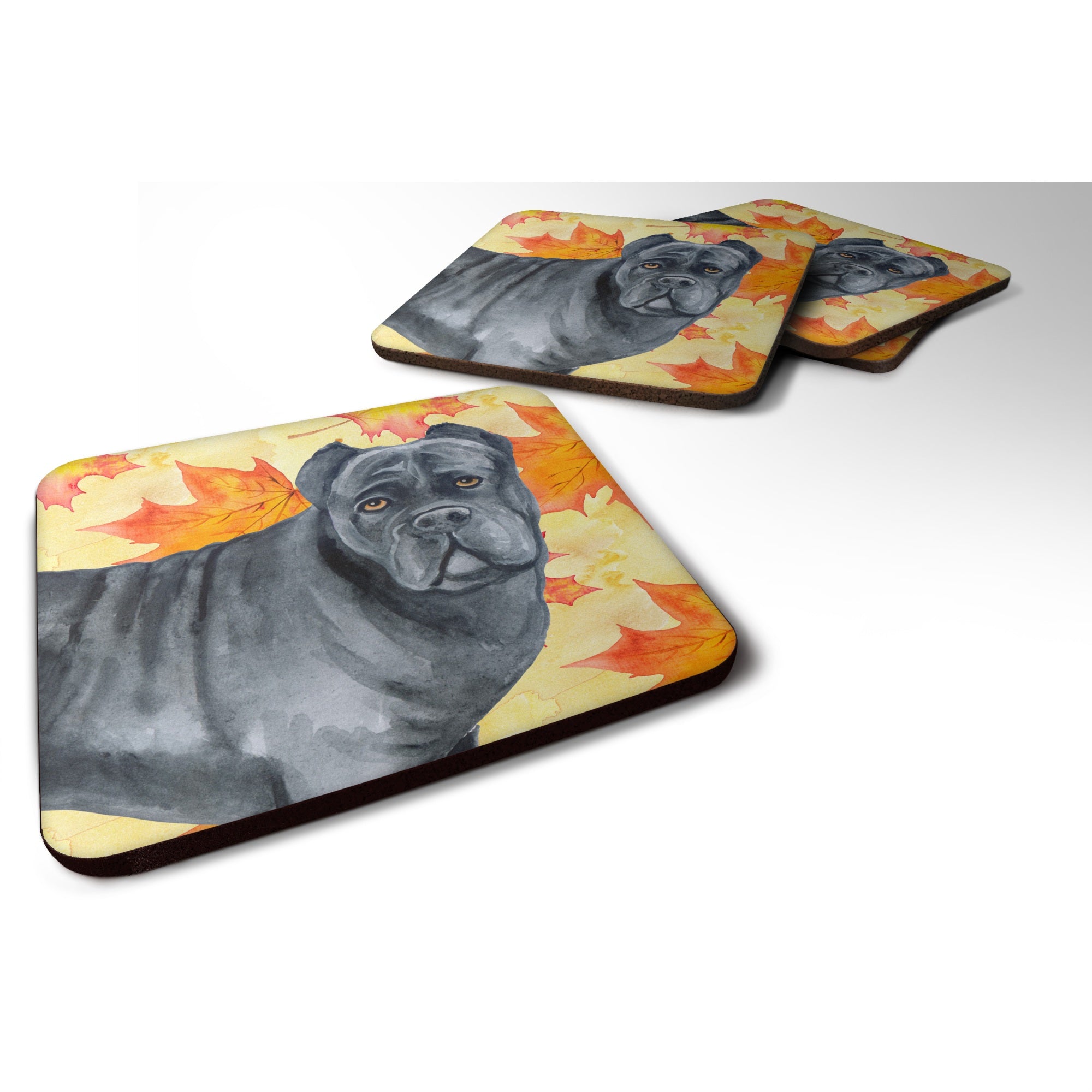 'Caroline'S Treasures Cane Corso Fall Decorative Coasters, Multicolor''