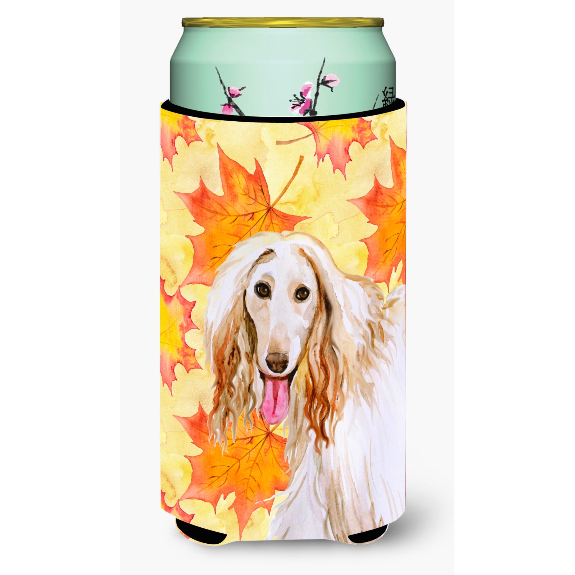 'Caroline'S Treasures Afghan Hound Fall Decorative Can Hugger, Tall Boy, Multicolor''