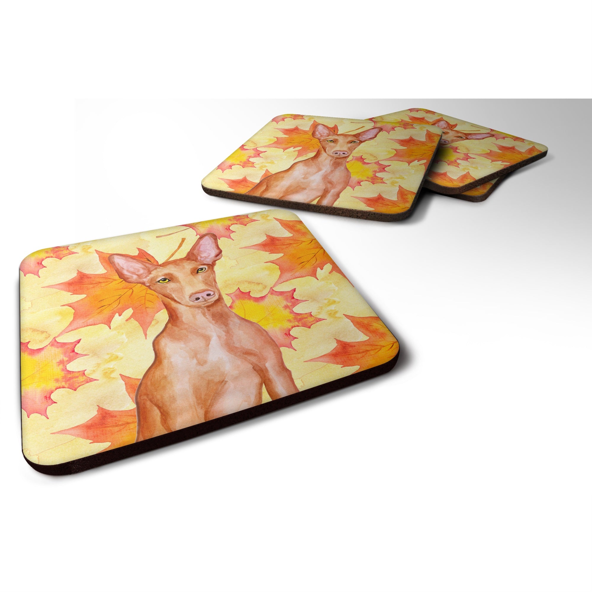 'Caroline'S Treasures Pharaoh Hound Fall Decorative Coasters, Multicolor''