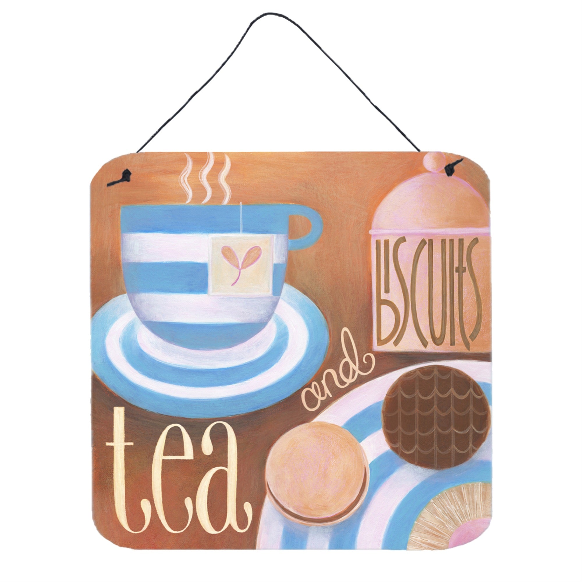 'Caroline'S Treasures Kitchen Collection Tea By Cathy Brear Wall Or Door Hanging Prints Bcbr0115Ds66, 6Hx6W, Multicolor''