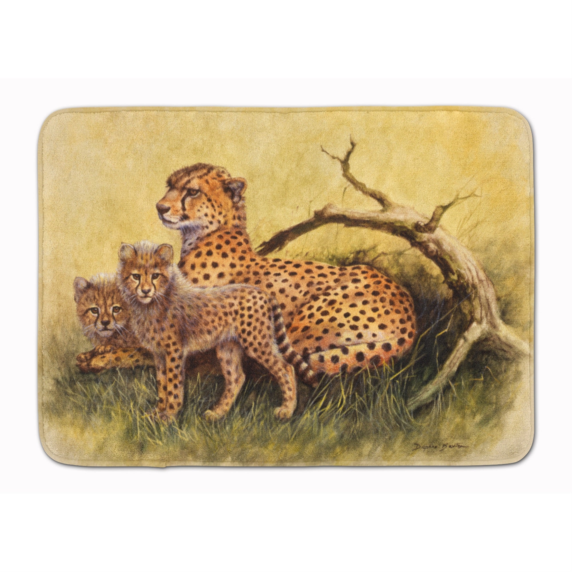 'Caroline'S Treasures Cheetahs By Daphne Baxter Floor Mat, 19'''' X 27'''', Multicolor''