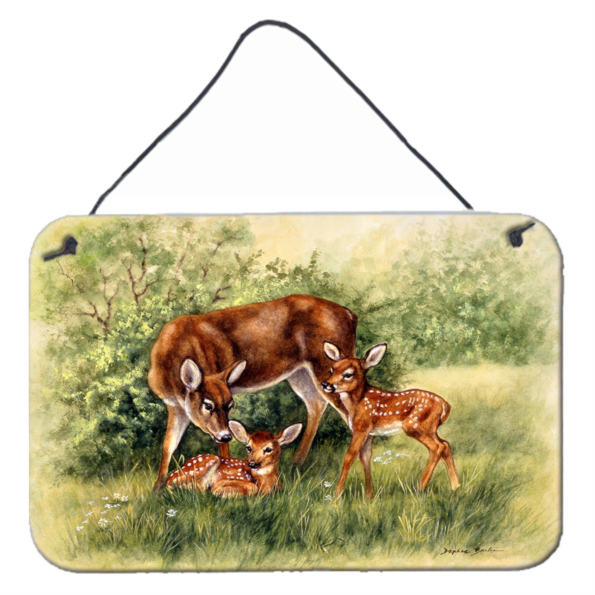 'Caroline'S Treasures Deer By Daphne Baxter Wall Or Door Hanging Prints Bdba0116Ds812, 8Hx12W''