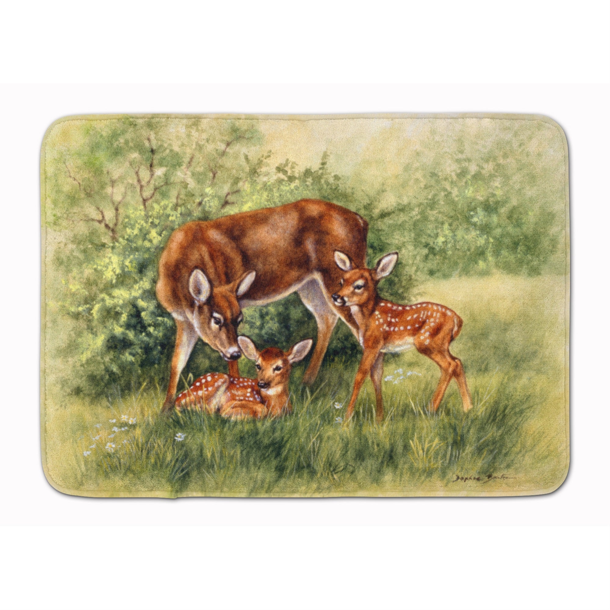 'Caroline'S Treasures Deer By Daphne Baxter Floor Mat, 19'''' X 27'''', Multicolor''