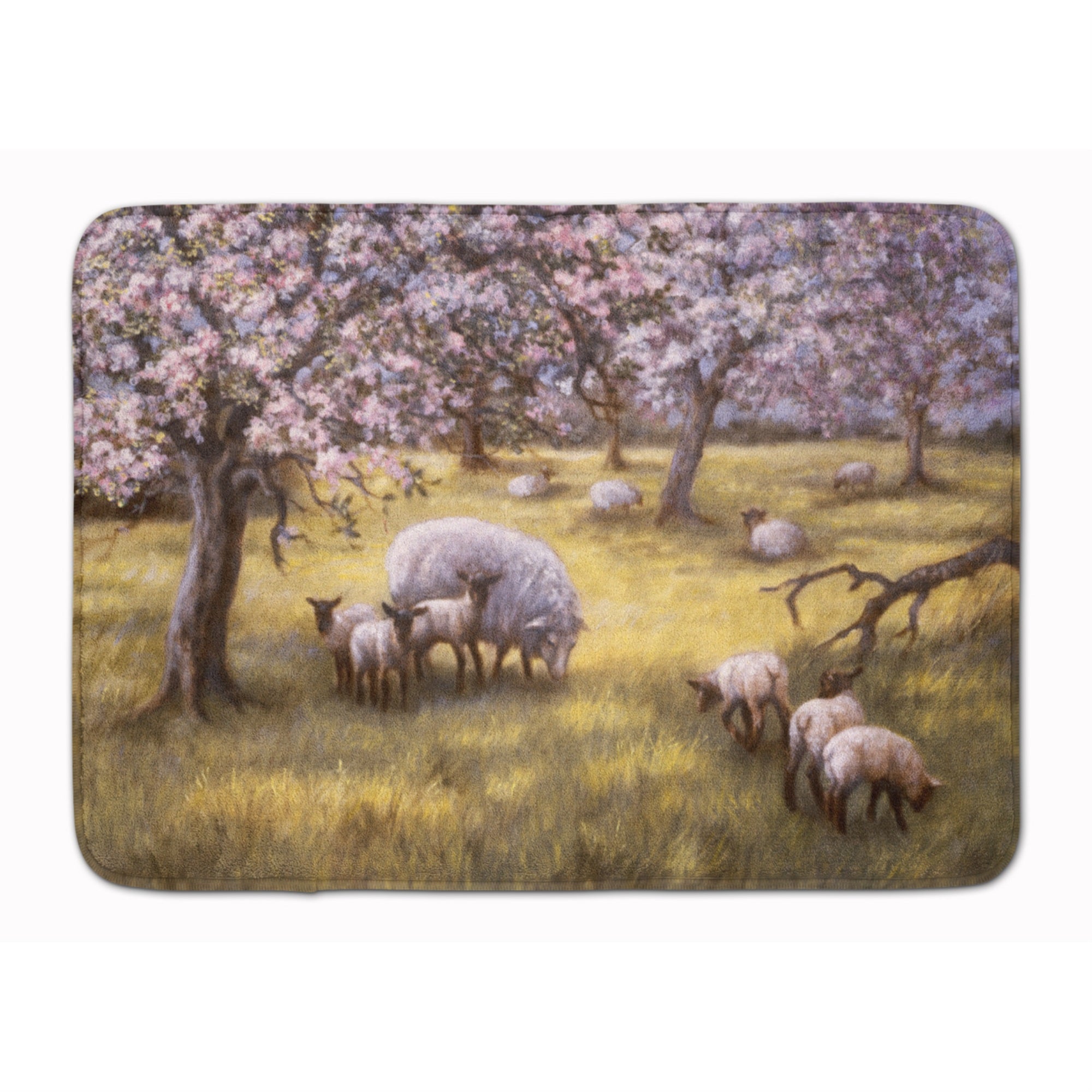 'Caroline'S Treasures Sheep By Daphne Baxter Floor Mat, 19'''' X 27'''', Multicolor''