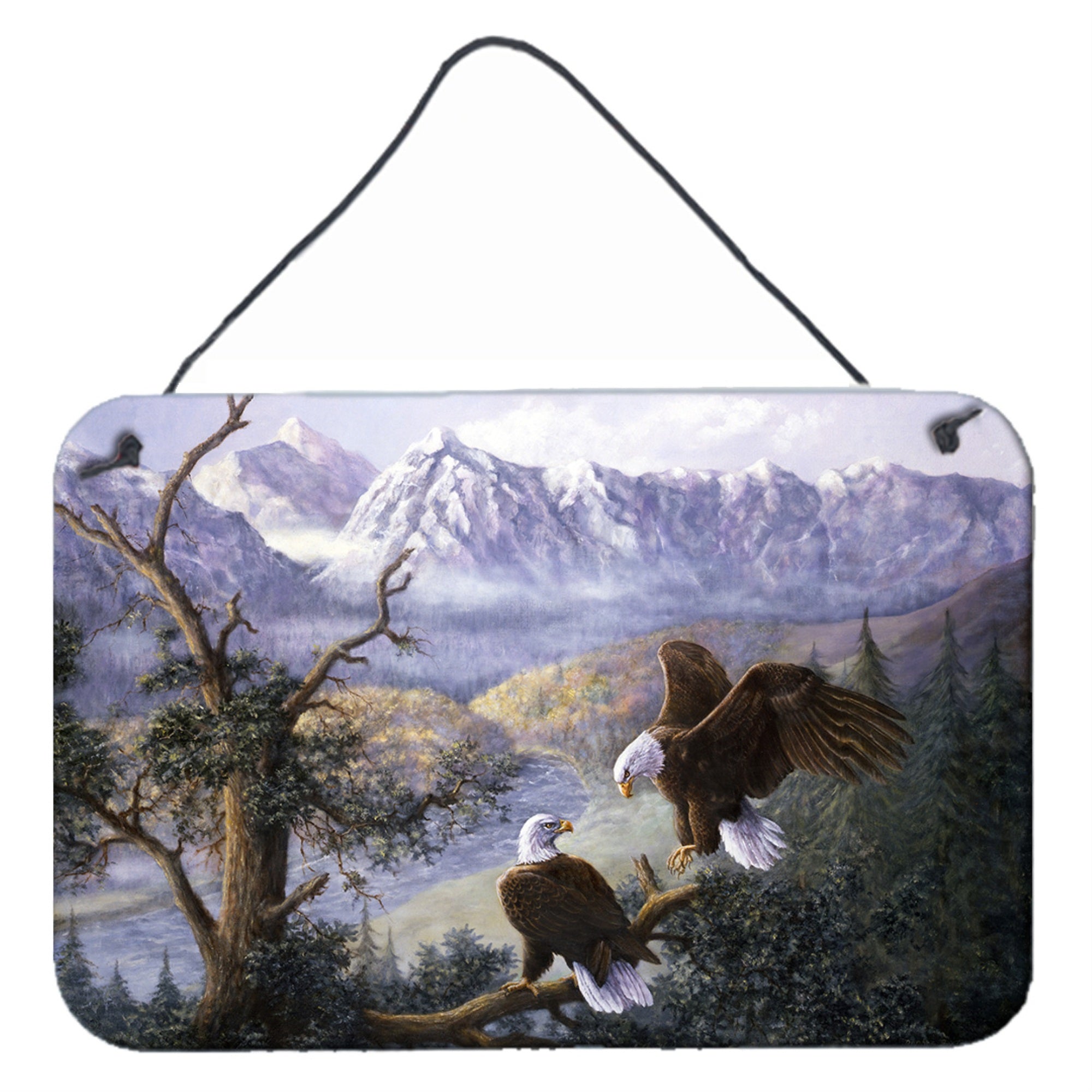 'Caroline'S Treasures Eagles By Daphne Baxter Wall Or Door Hanging Prints Bdba0153Ds812, 8Hx12W''